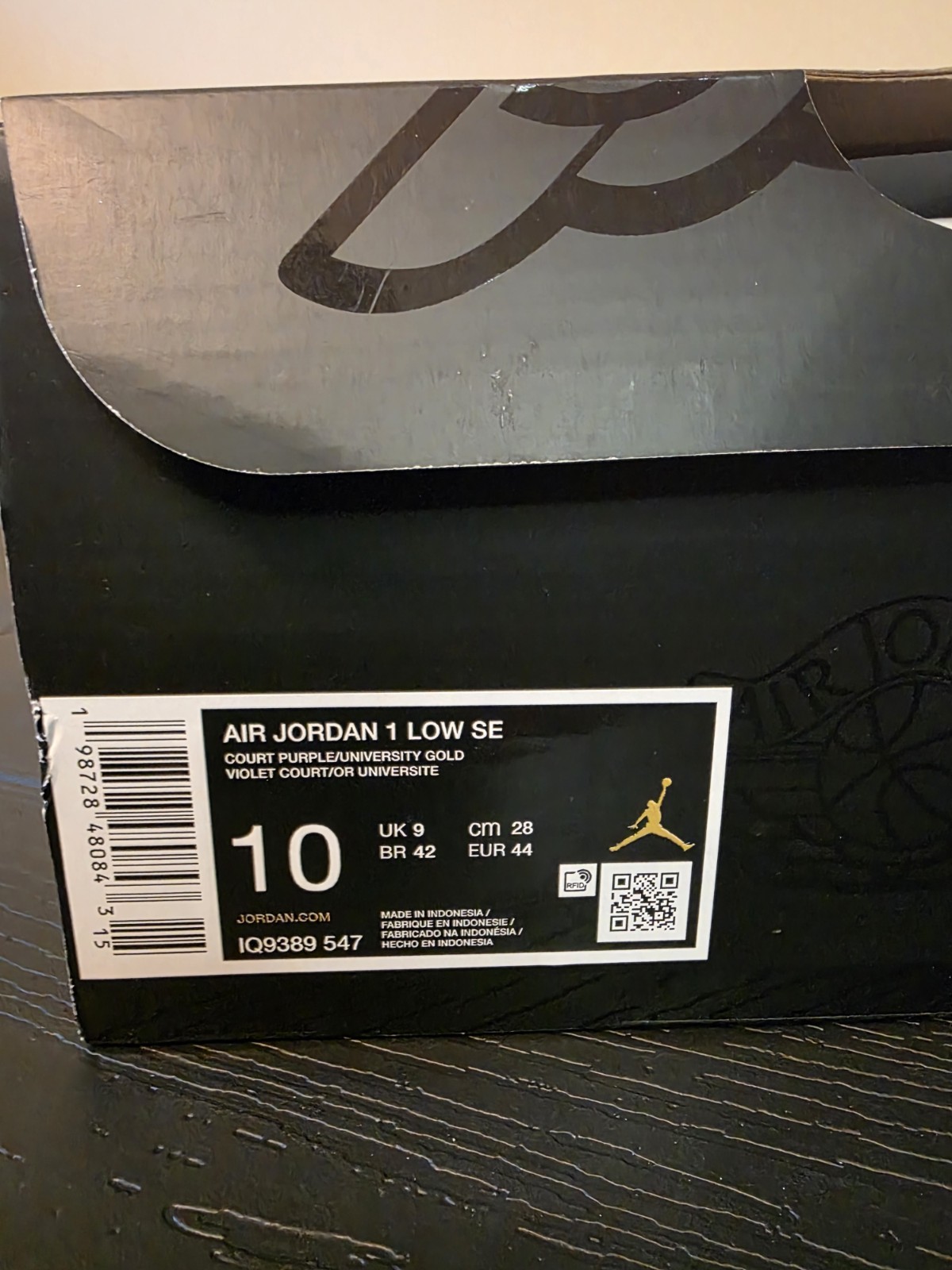 Jordan Air Jordan 1 Low SE Court Purple University Gold Sneaker IQ9389-547 - Image 14