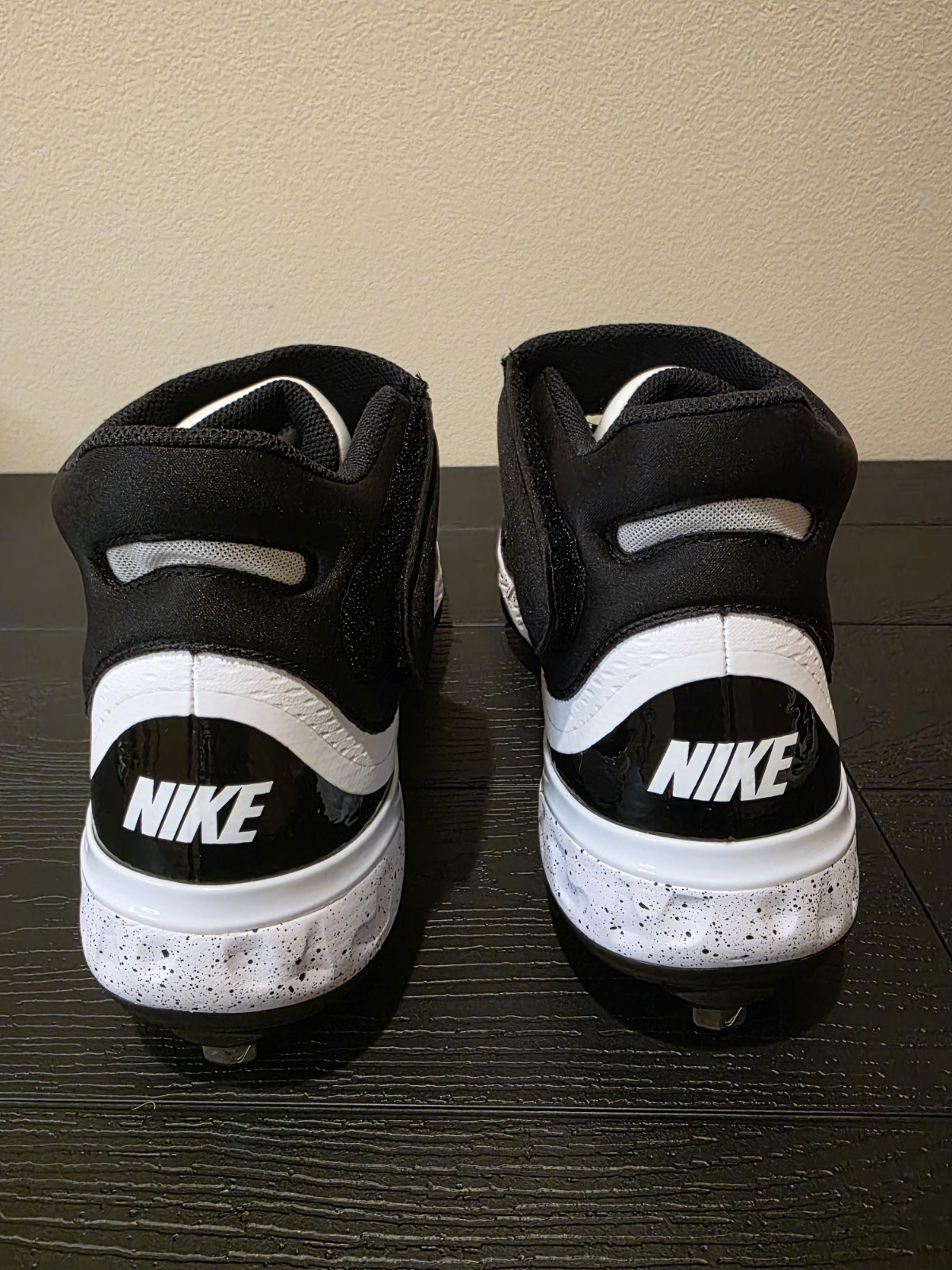 Nike Alpha Huarache Elite 4 Shoes Mens Size 15 White Black Baseball FD2744 107 - Image 5