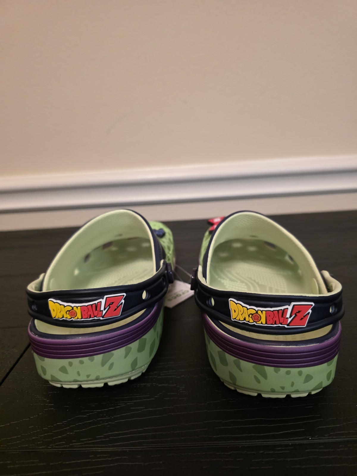 Crocs Dragon Ball Z Cell Classic Clog Kids US 6 Green Purple Slip-On - Image 3