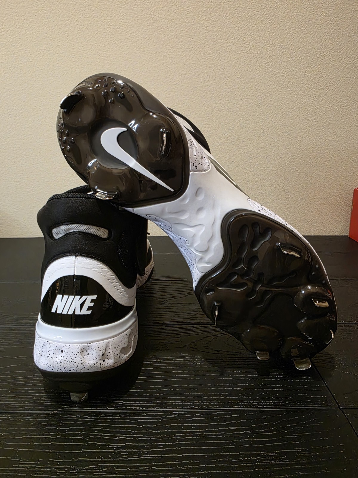 Nike Alpha Huarache Elite 4 Shoes Mens Size 15 White Black Baseball FD2744 107 - Image 6