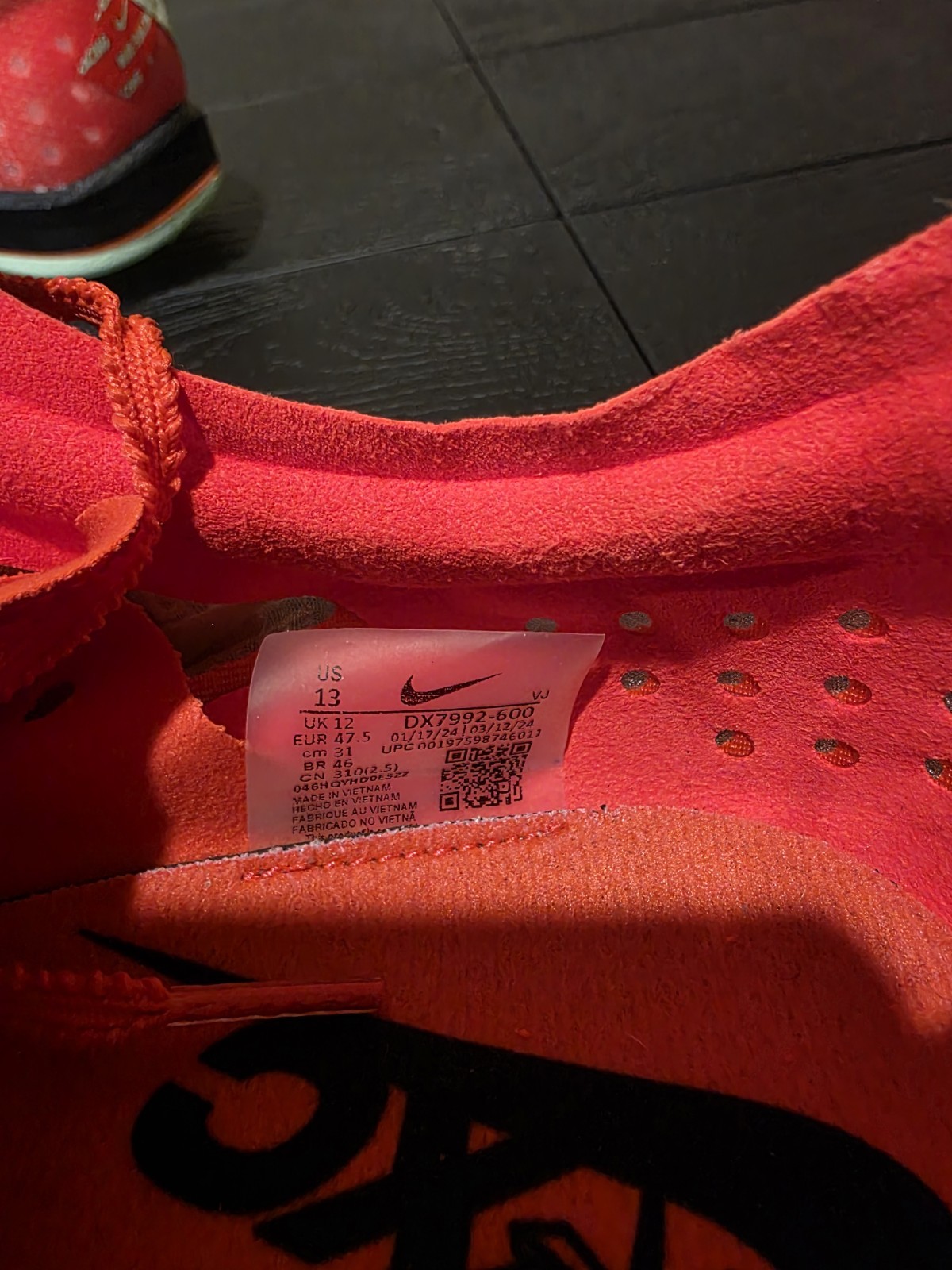 Nike ZoomX Dragonfly XC Cross Country Racing Spikes Men's Size 13 Crimson NWOB - Image 10