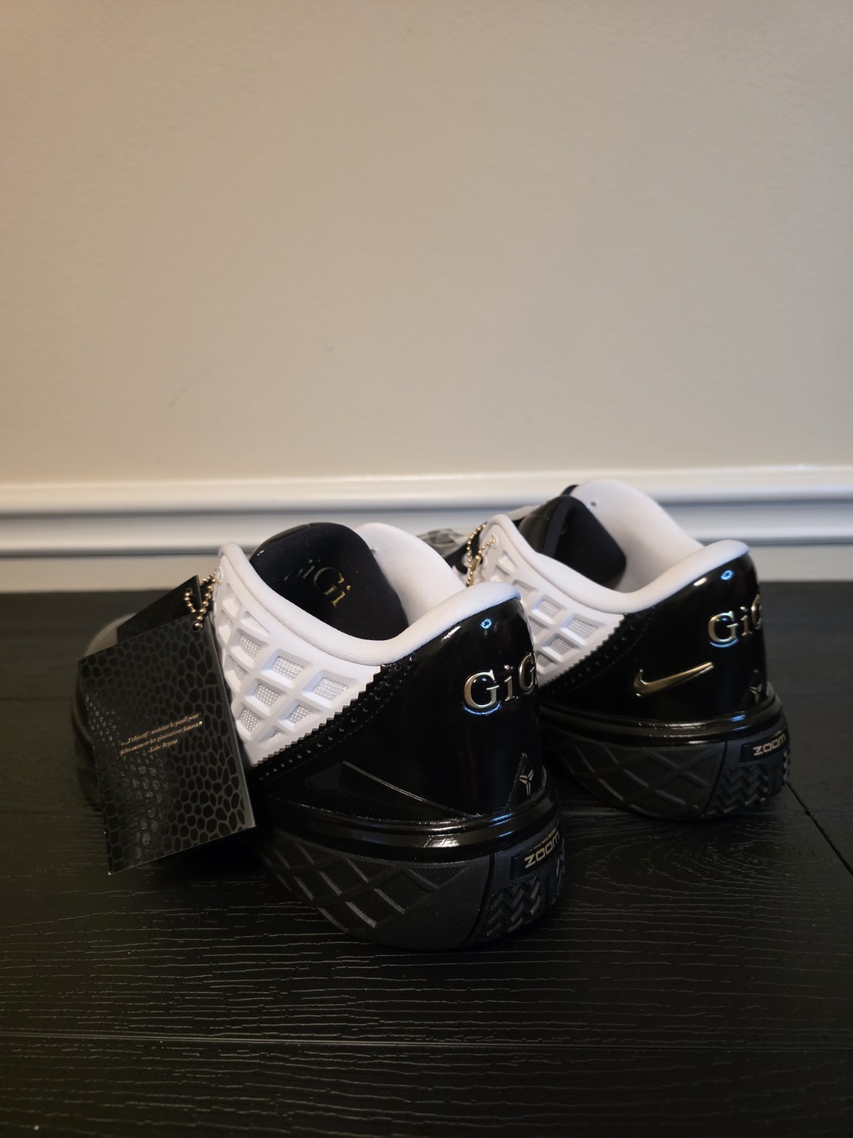 Nike Kobe III Low Protro GiGi White/Metallic Gold/Black Basketball IQ3916-100 - Image 10