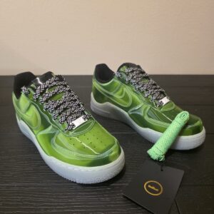 IQ5368 300 Nike Air Force 1 Low Premium LeBron James LA Voltage Green Size 7.5
