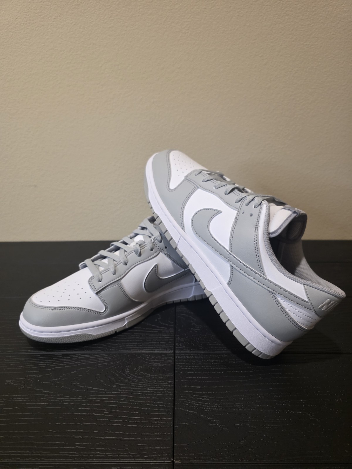 Nike Dunk Low White Light Smoke Grey HF5441-105 Men's Size 13 New in Box w/o lid - Image 5