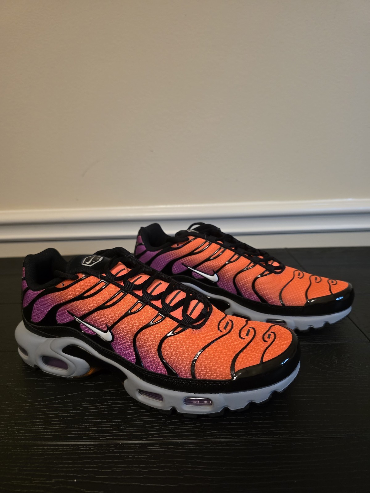 Nike Air Max Plus Total Orange Vivid Purple Black/Gray Men's Sneakers DM0032-014 - Image 4