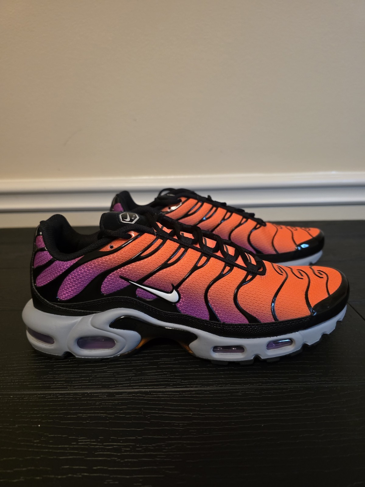 Nike Air Max Plus Total Orange Vivid Purple Black/Gray Men's Sneakers DM0032-014 - Image 5