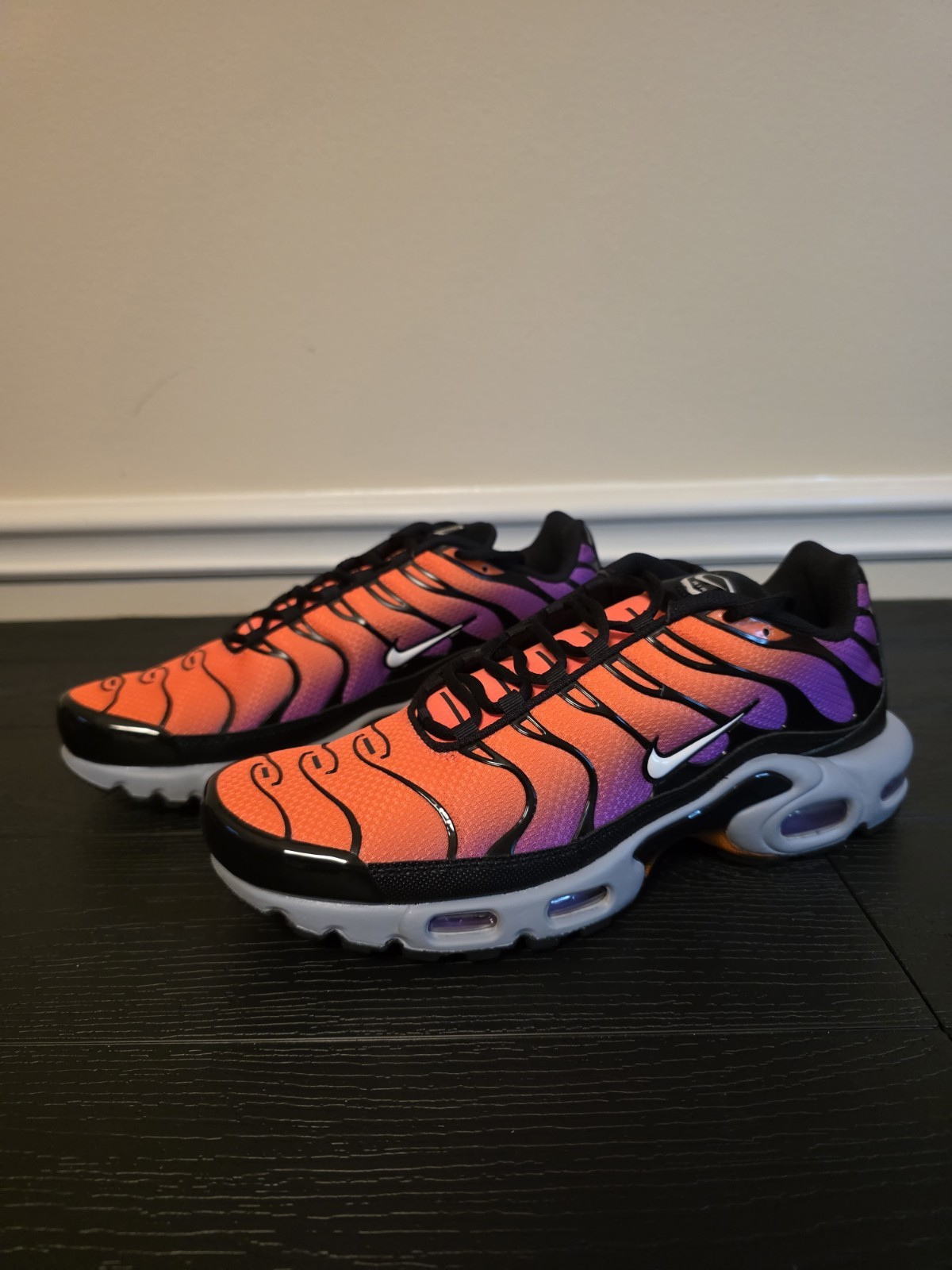 Nike Air Max Plus Total Orange Vivid Purple Black/Gray Men's Sneakers DM0032-014 - Image 3