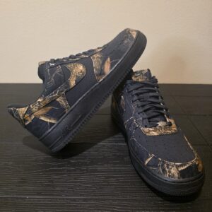 Nike Air Force 1 ‘07 Low 'Realtree' Black Camo IH1221 001 Men's sz 12 NEW wo lid