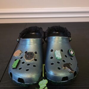 Crocs Wicked Glow-in-the-Dark Blue Rubber Clogs Men's US 10 / Women’s US 12