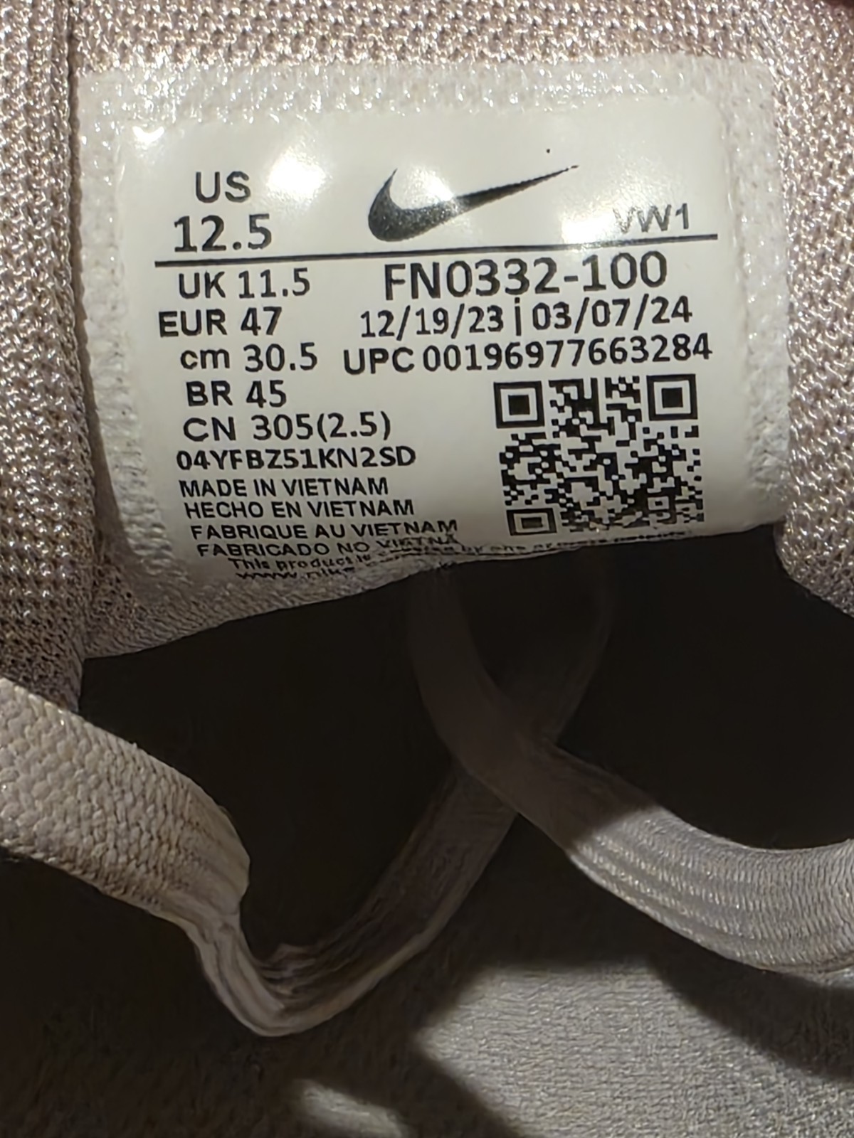Nike Free Golf Men's Size 12.5 Golf Shoes Summit White Spikeless FN0332-100 NWOB - Image 11