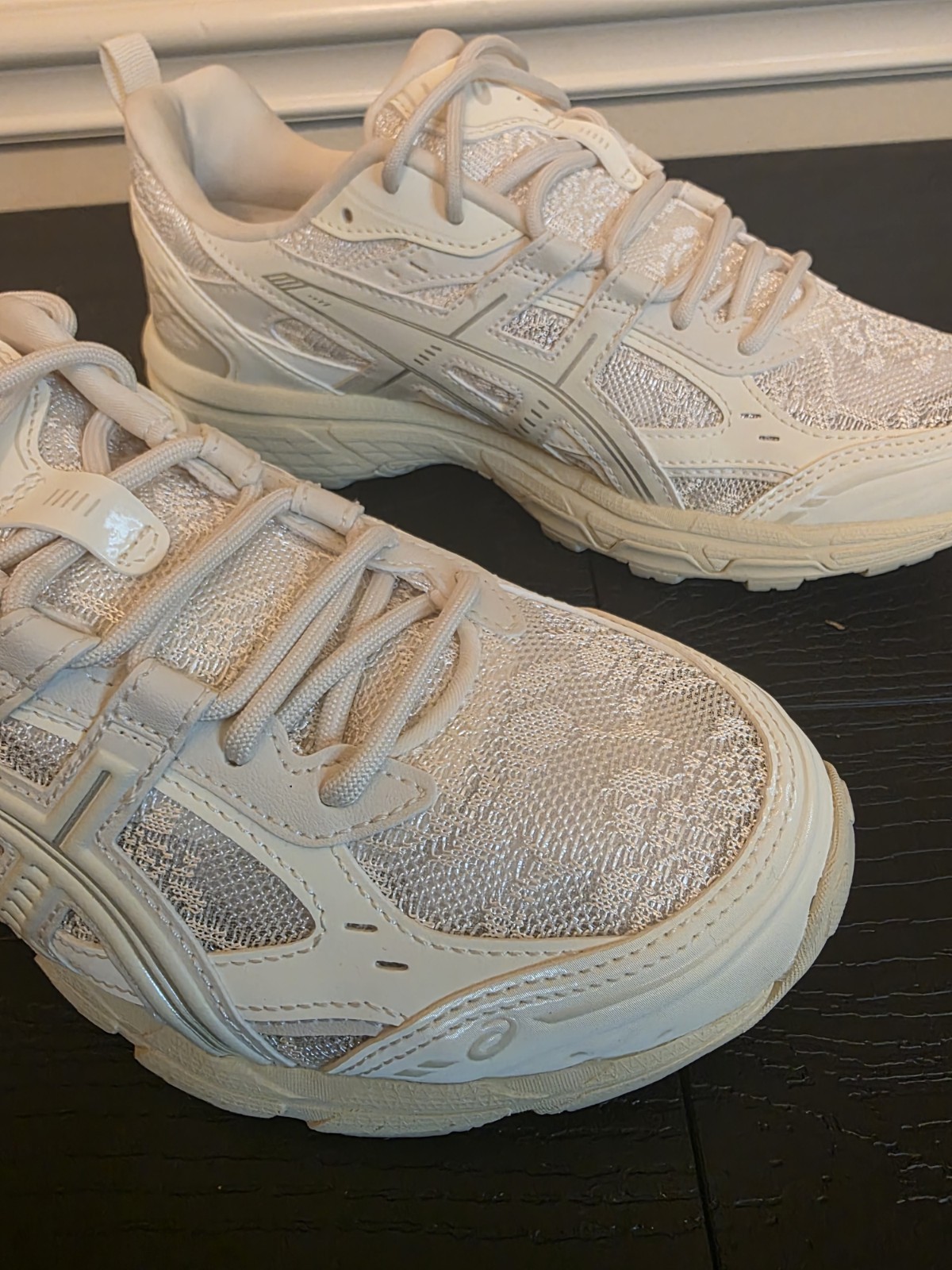 ASICS Gel-Nunobiki Cream Pure Silver Men's Athletic Shoes 1203A597-100 - Image 6