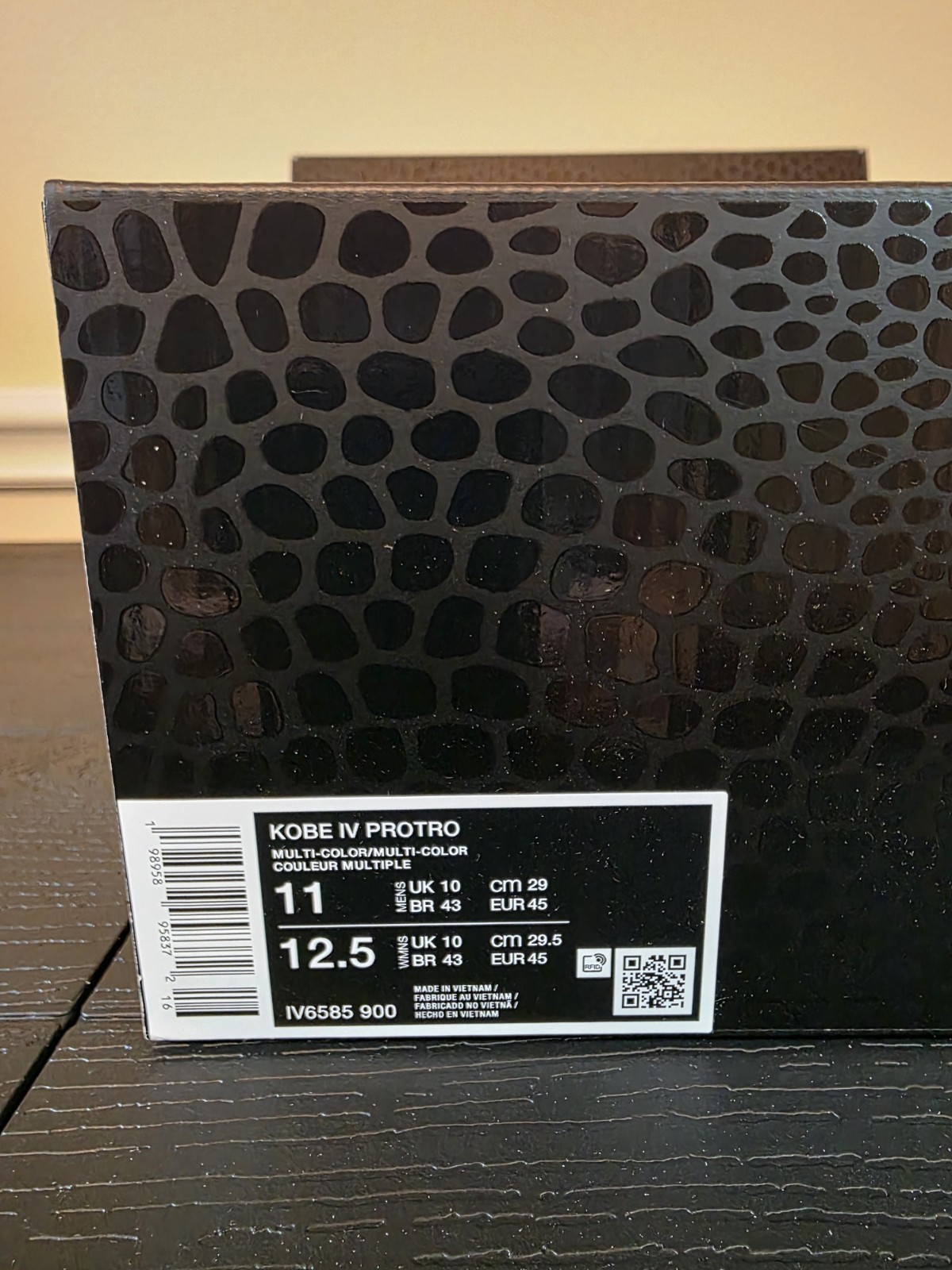 Nike Kobe IV Protro Draft Day Pack Unopened Men's Size 11 Style Code IV6585 900 - Image 4