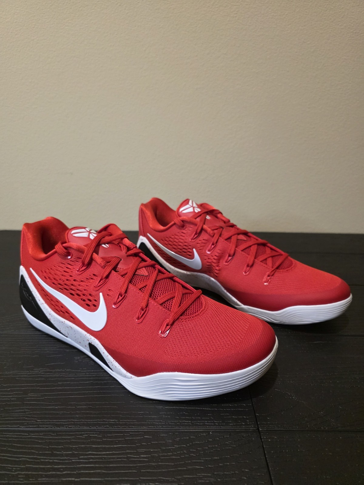 Kobe IX Elite Low EM Protro University Red Men’s Size 12 Brand New IH1401-600 - Image 3