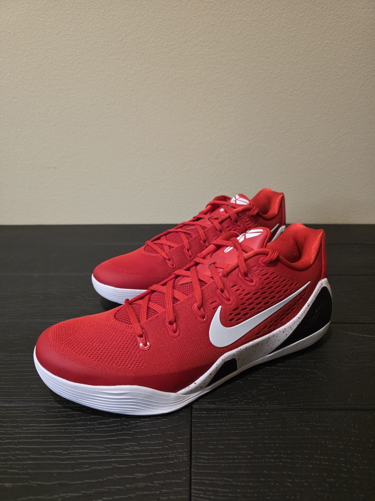 Kobe IX Elite Low EM Protro University Red Men’s Size 12 Brand New IH1401-600 - Image 4