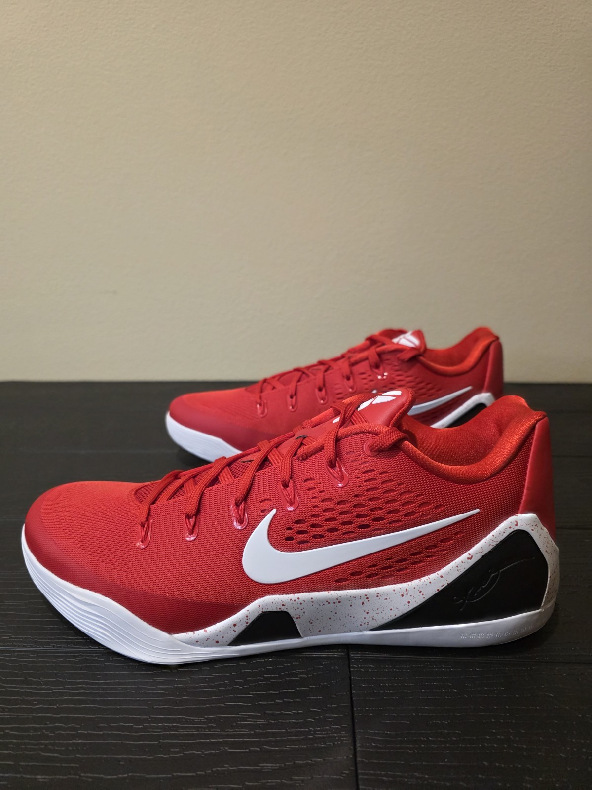 Kobe IX Elite Low EM Protro University Red Men’s Size 12 Brand New IH1401-600 - Image 5