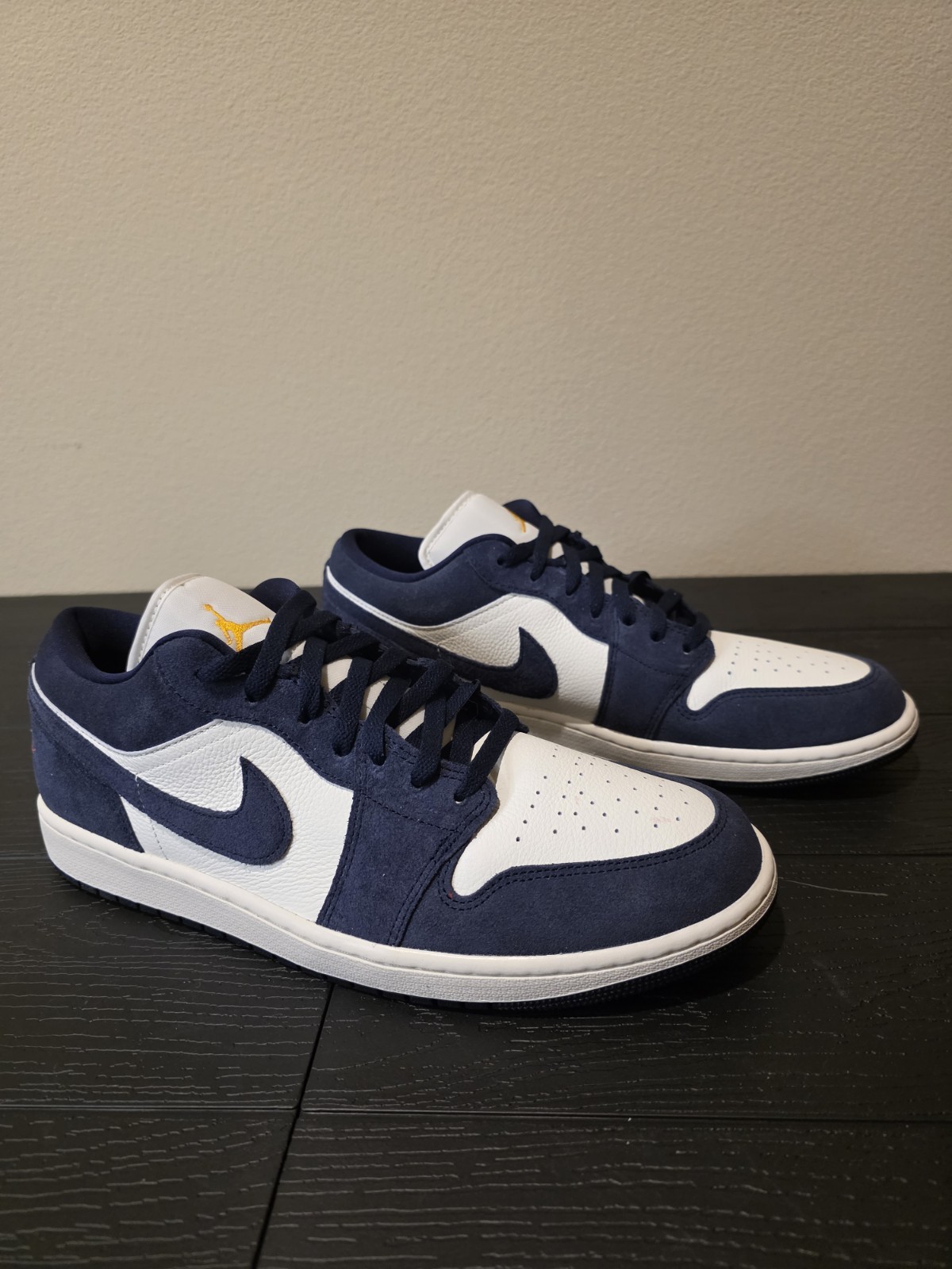 Air Jordan 1 Low SE Obsidian Suede IO7448-400 NEW 🔥 Men's Size 13 box w/o lid - Image 5