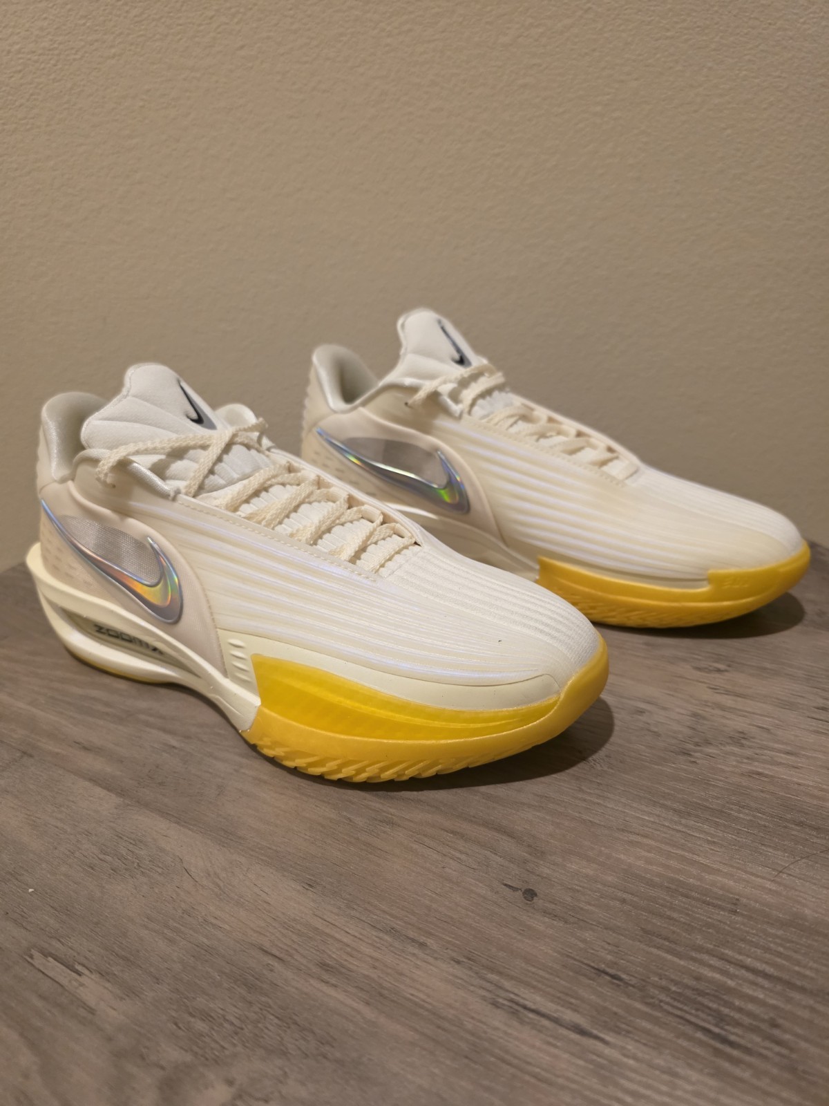Nike Air Zoom GT Cut 3 Turbo JuJu Watkins Coconut Milk Men's 9.5 II3704-100 - Image 5