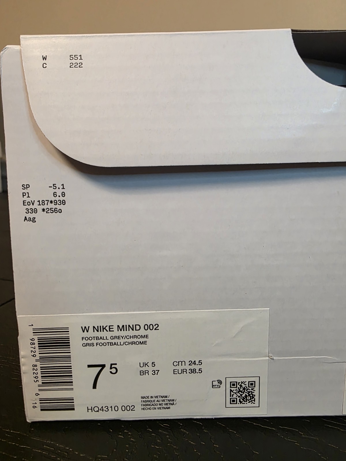 Nike Women's Mind 002 Football Grey/Chrome-Hydrogen Blue Sneakers HQ4310-002 - Image 13