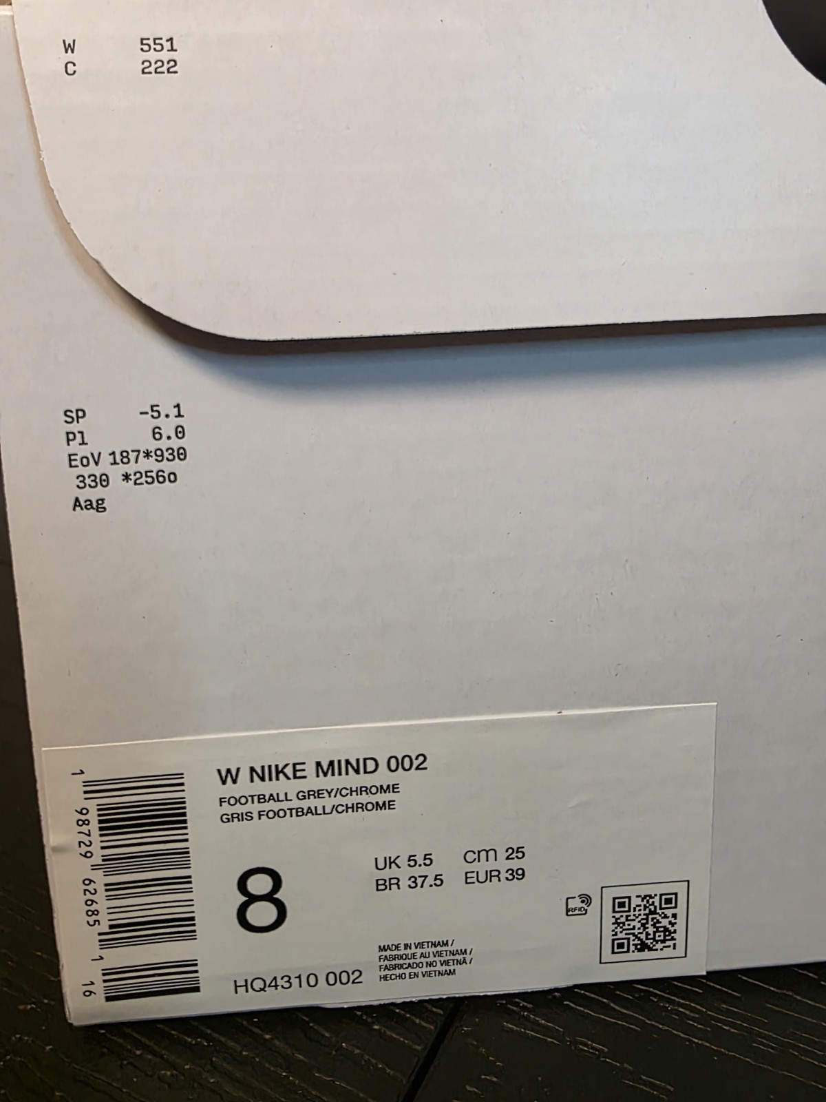 Nike Women's Mind 002 Football Grey/Chrome-Hydrogen Blue Sneakers HQ4310-002 - Image 13