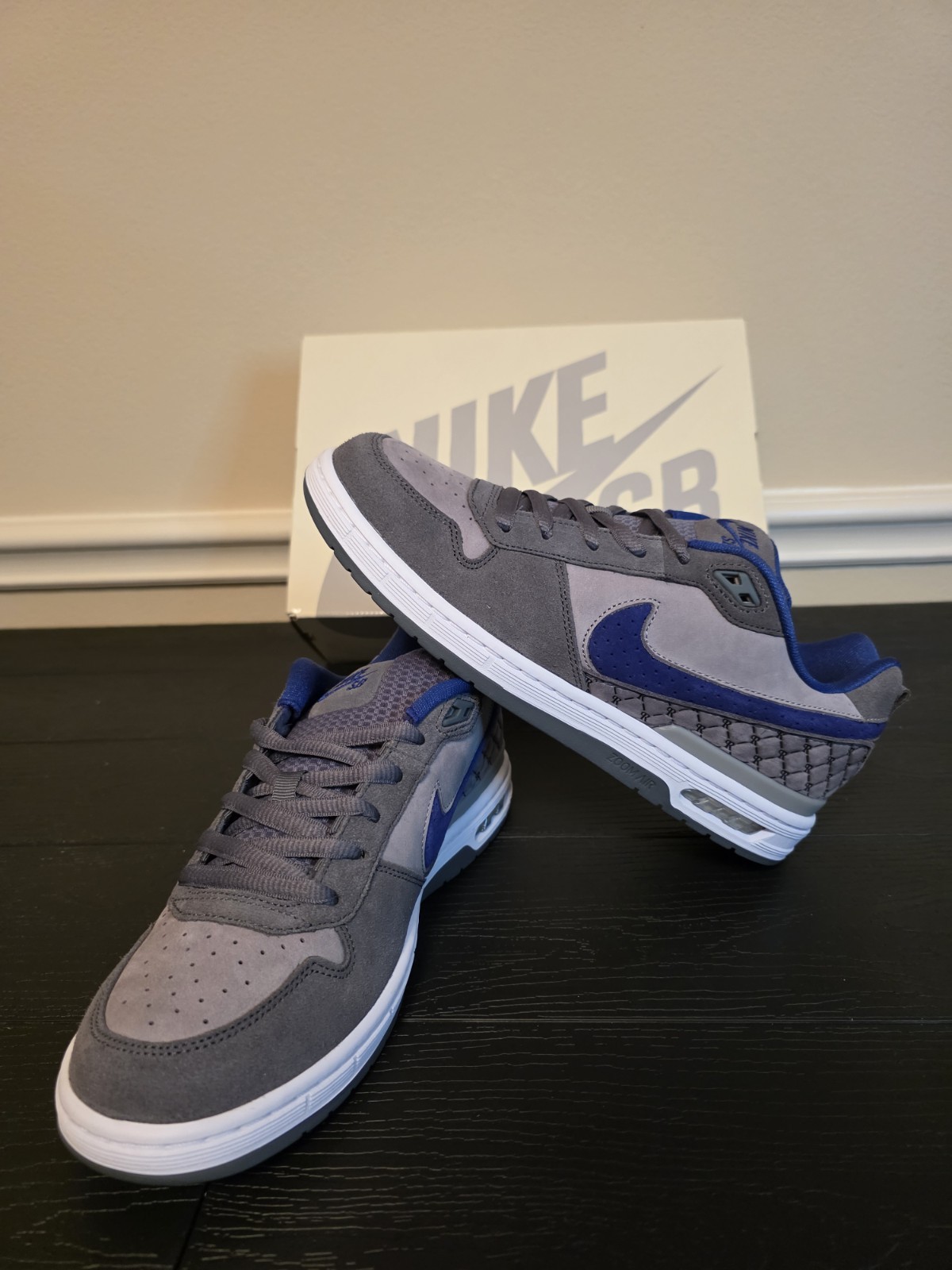 Nike SB Paul Rodriguez Zoom Air Low Dodgers Blue/Grey IU7835 001 Men's 10.5