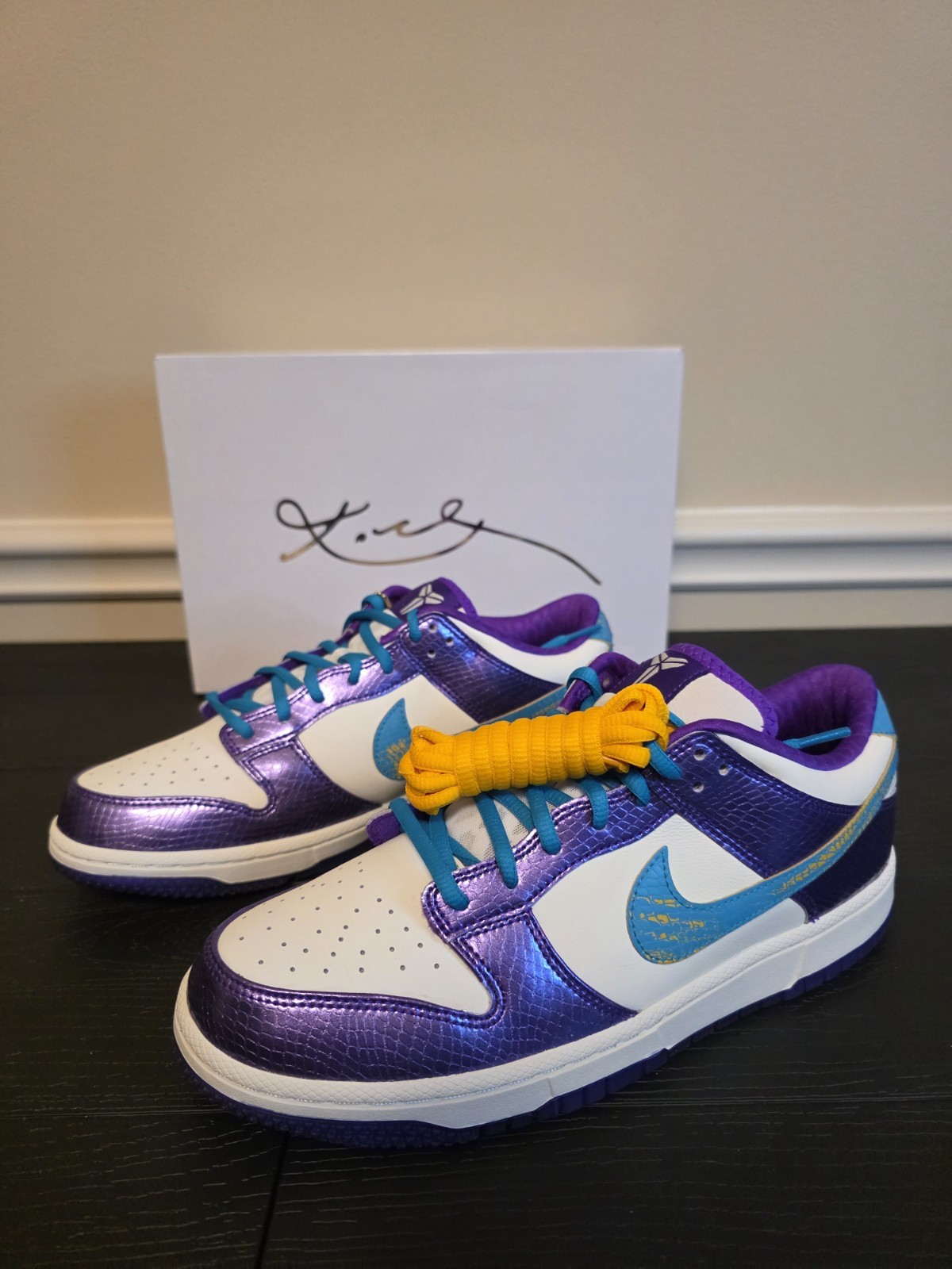 Nike Kobe Bryant x Dunk Low Protro "Draft Day" Fierce Purple/Blue IM0586-500 - Image 3