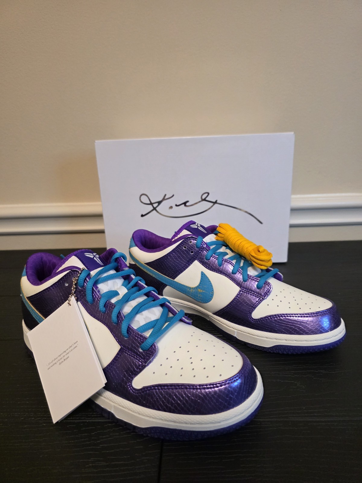 Nike Kobe Bryant x Dunk Low Protro "Draft Day" Fierce Purple/Blue IM0586-500 - Image 4