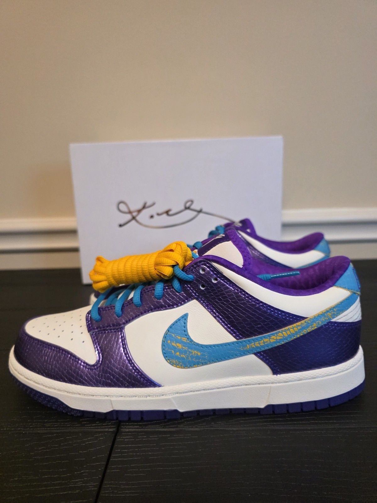 Nike Kobe Bryant x Dunk Low Protro "Draft Day" Fierce Purple/Blue IM0586-500 - Image 5