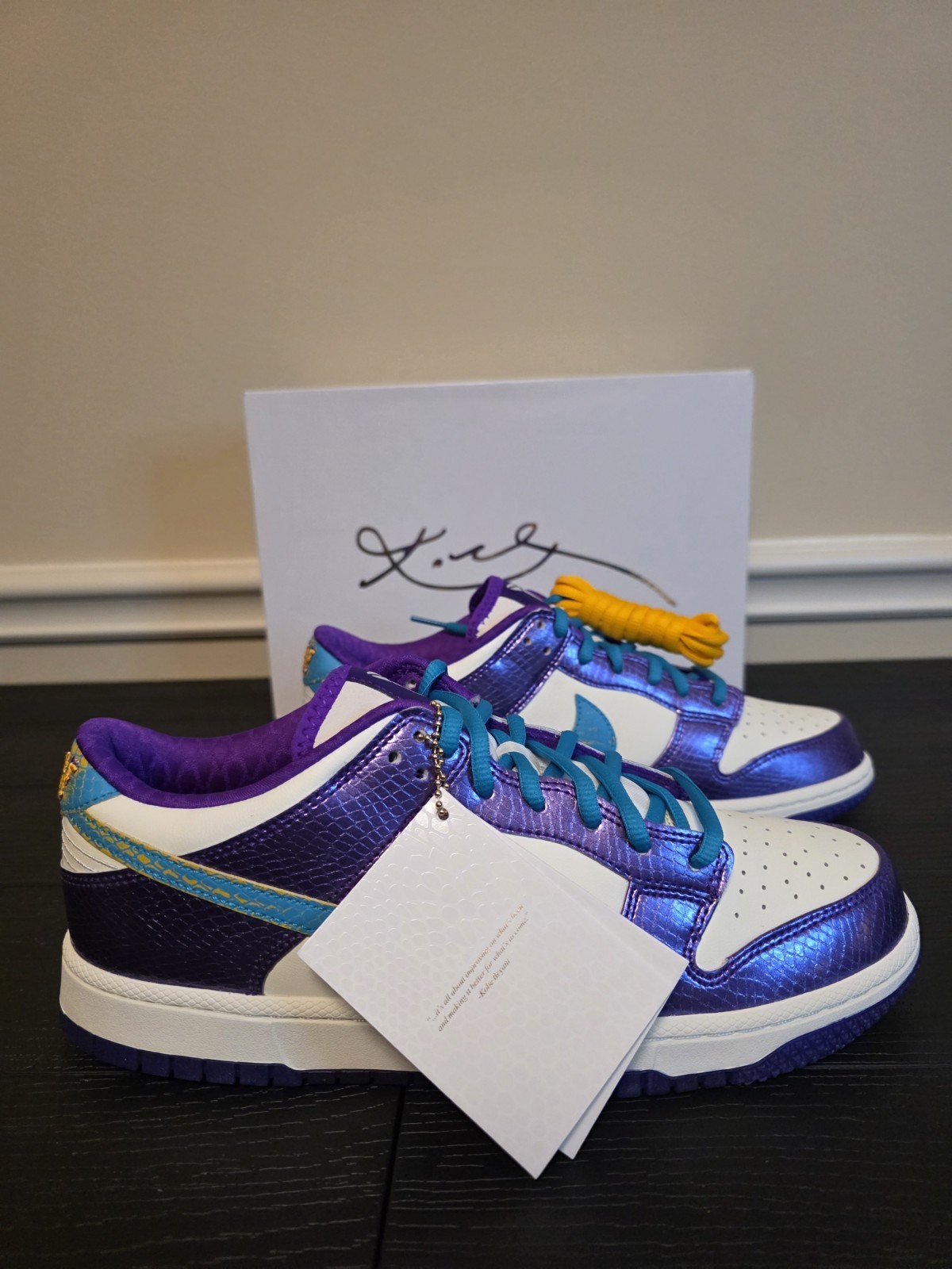 Nike Kobe Bryant x Dunk Low Protro "Draft Day" Fierce Purple/Blue IM0586-500 - Image 6