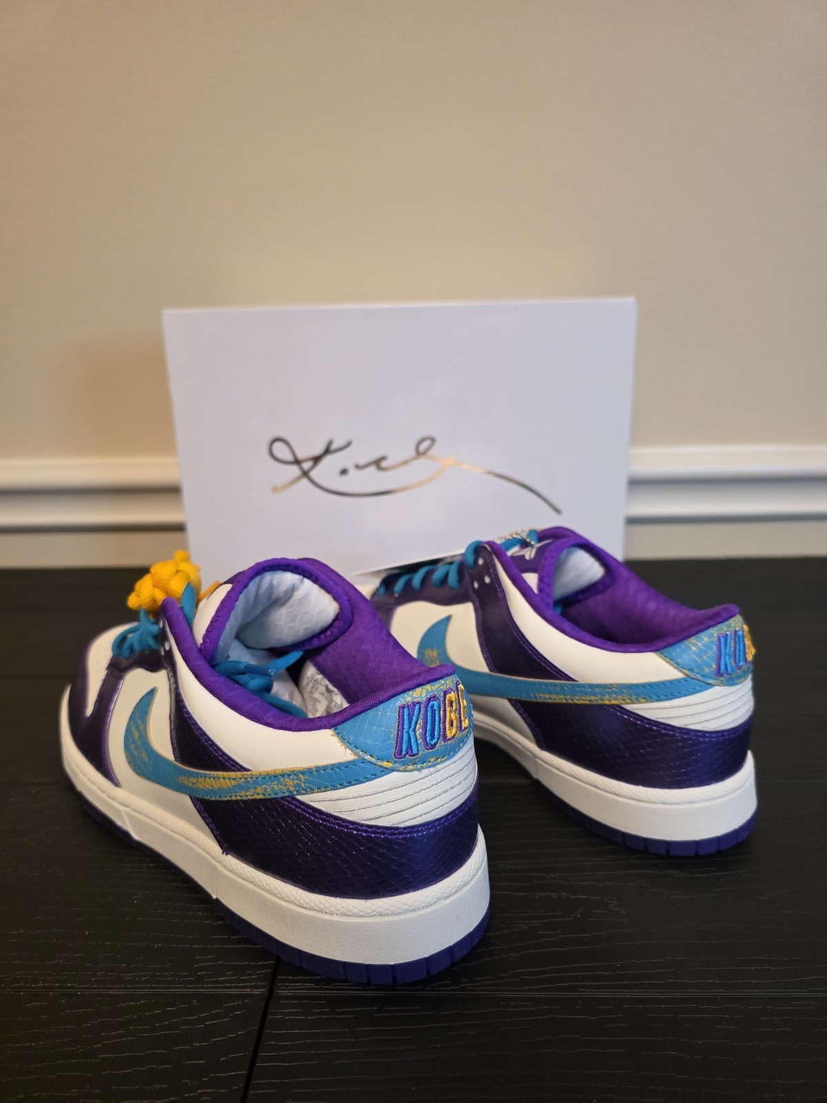 Nike Kobe Bryant x Dunk Low Protro "Draft Day" Fierce Purple/Blue IM0586-500 - Image 10