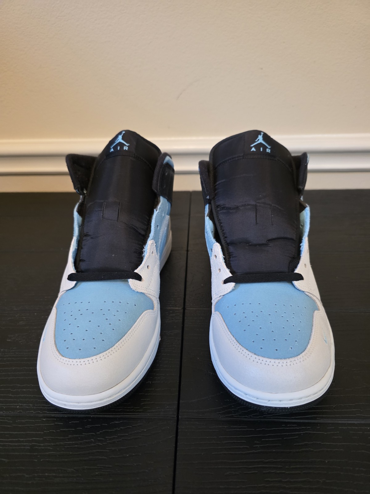 Jordan Air Jordan 1 Mid SE Summit White/Blue Chill/Black Men's IM6567-121 - Image 2