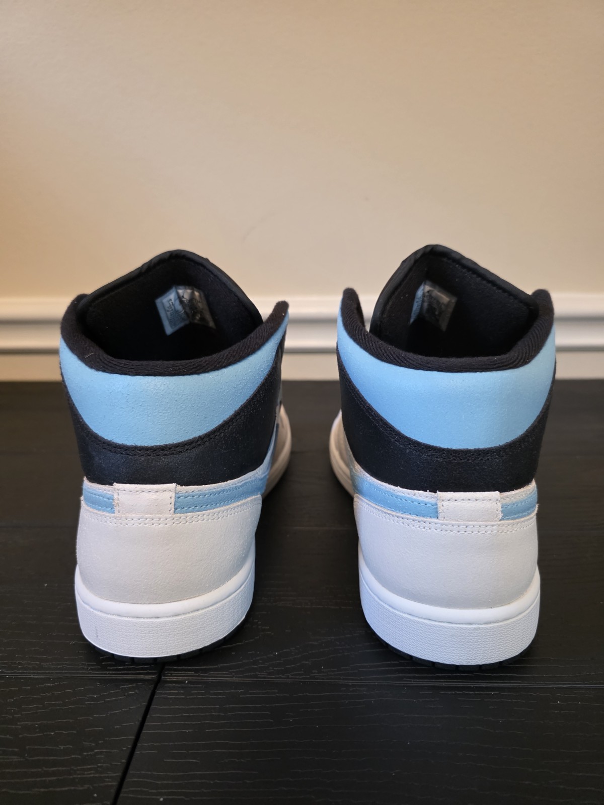 Jordan Air Jordan 1 Mid SE Summit White/Blue Chill/Black Men's IM6567-121 - Image 7