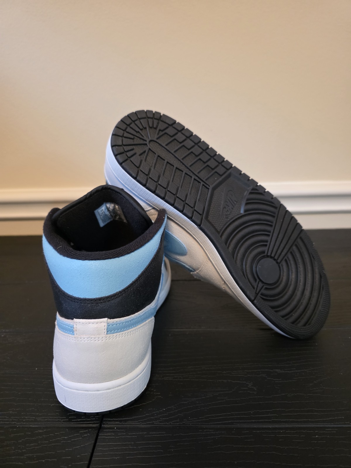 Jordan Air Jordan 1 Mid SE Summit White/Blue Chill/Black Men's IM6567-121 - Image 8