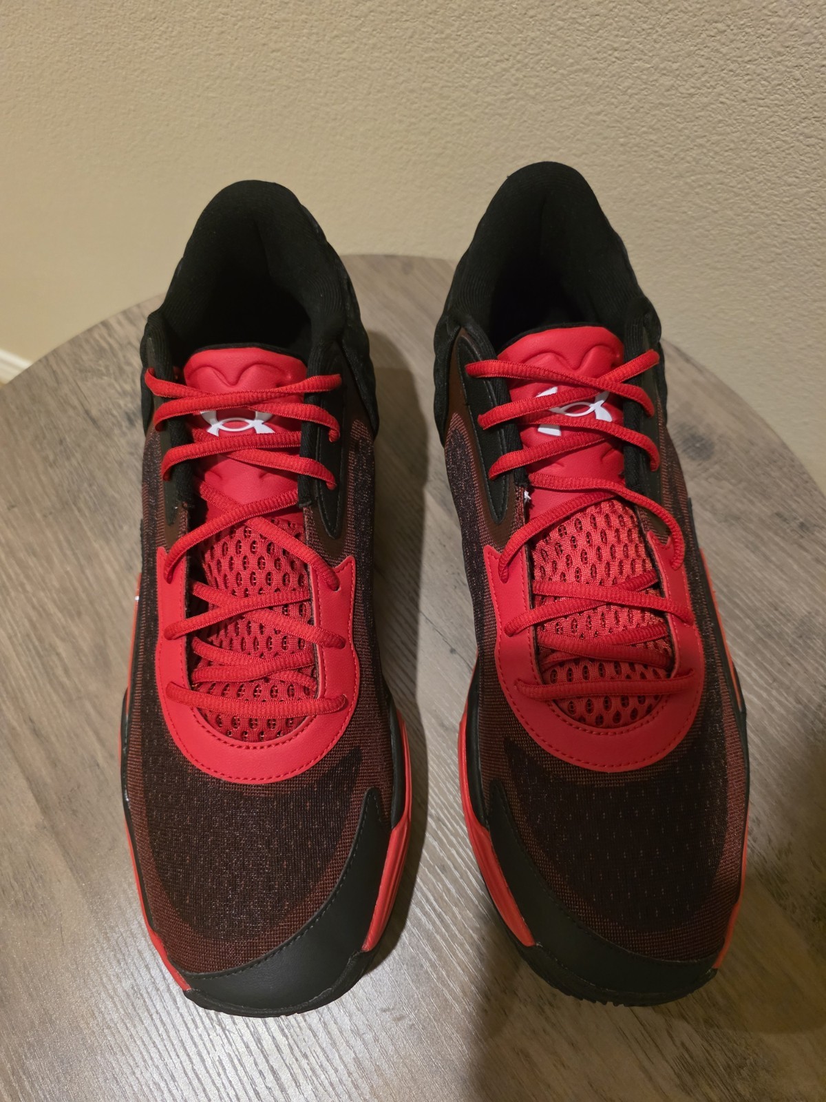 Under Armour Spawn 7 Red/Black/White Men's Sneakers New Size 13 π₯ rare color π₯ - Image 8