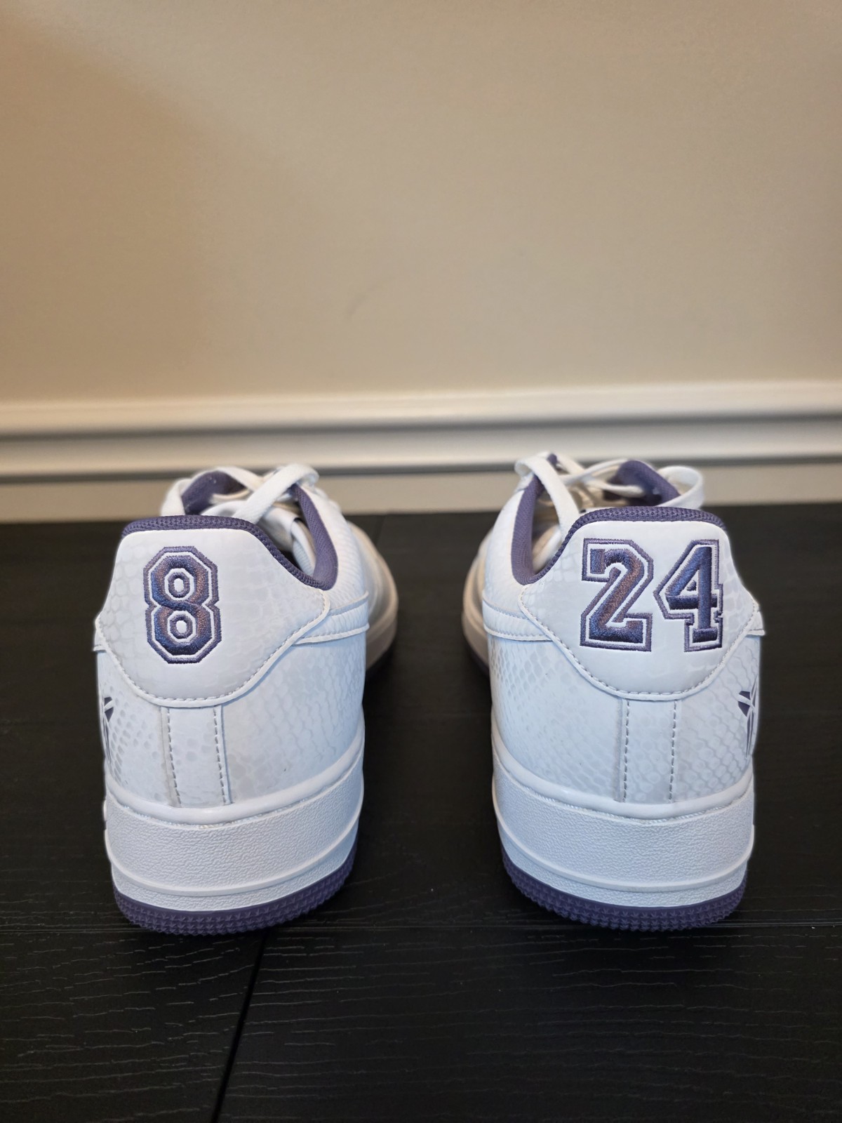 Nike Kobe Bryant x Air Force 1 Low Summit White/Daybreak White Purple IB0018-102 - Image 7