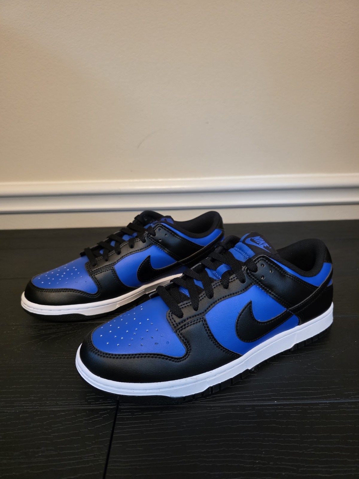 Nike Dunk Low Retro Hyper Royal/Black/White Men's Size 11.5 HF5441-401 - Image 4