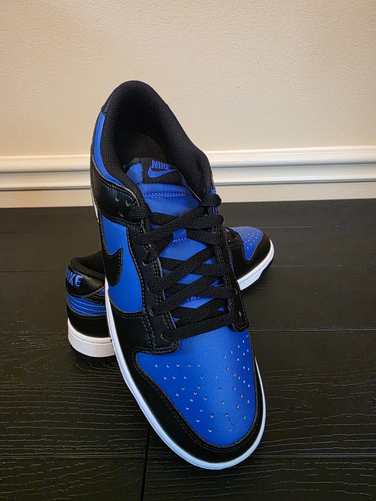 Nike Dunk Low Retro Hyper Royal/Black/White Men's Size 11.5 HF5441-401 - Image 12