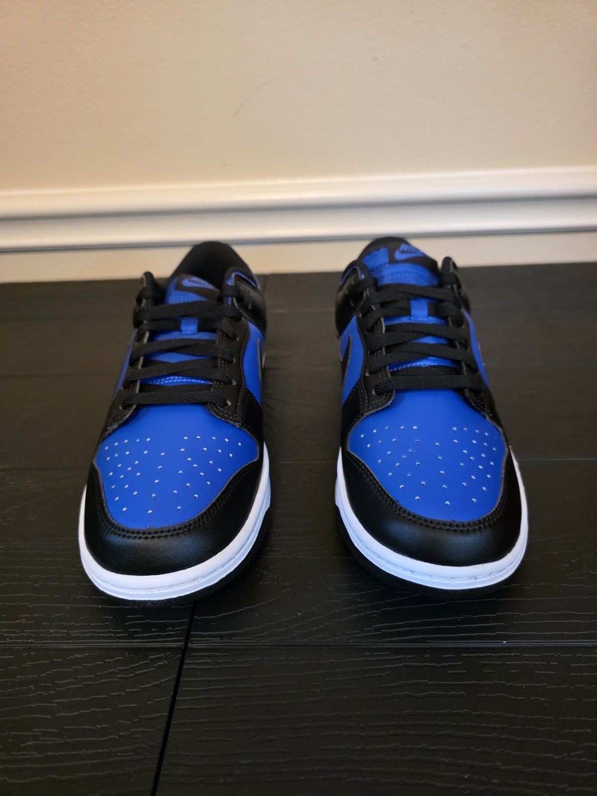Nike Dunk Low Retro Hyper Royal/Black/White Men's Size 10/ HF5441-401 - Image 2