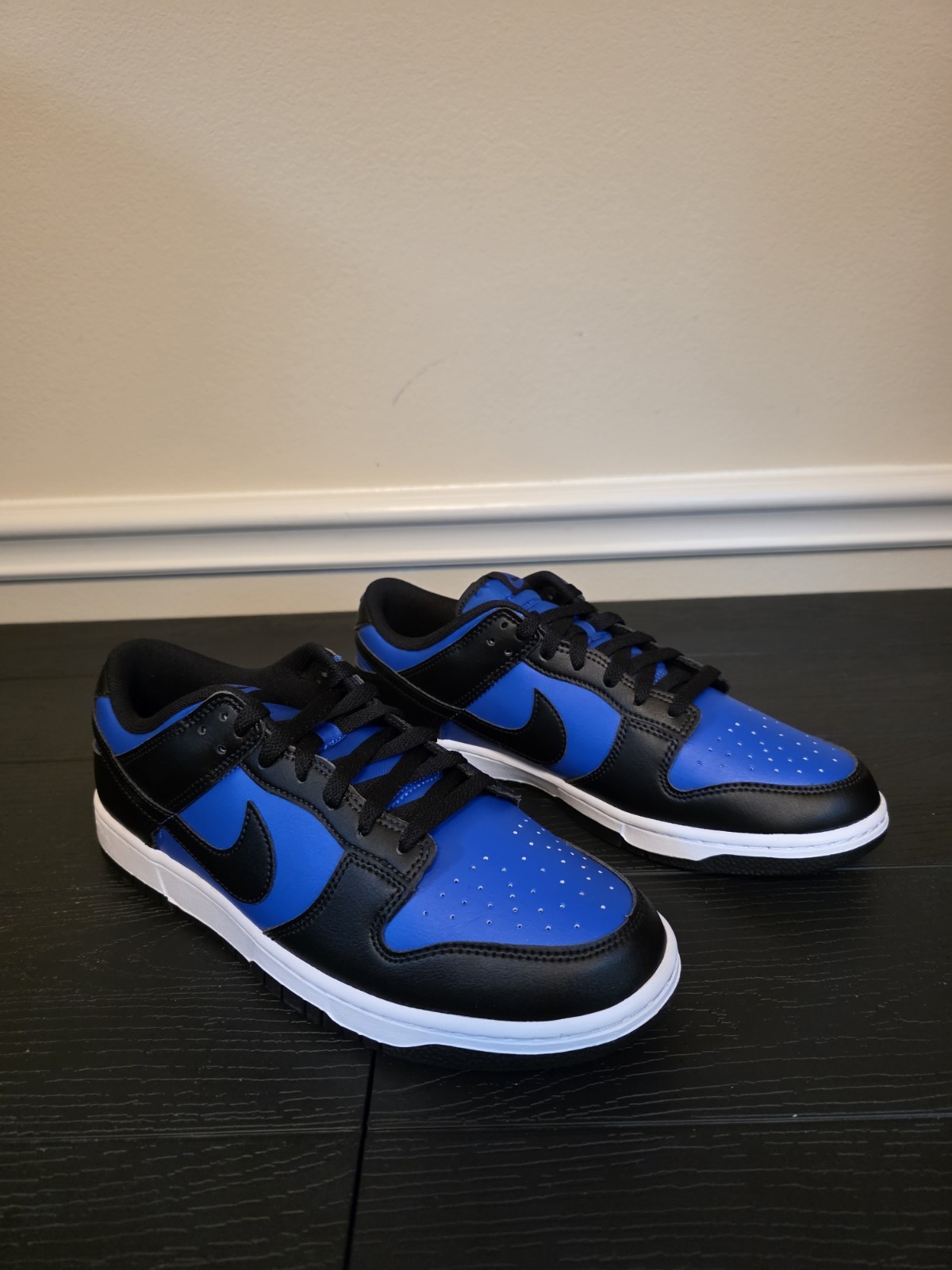 Nike Dunk Low Retro Hyper Royal/Black/White Men's Size 10/ HF5441-401 - Image 3