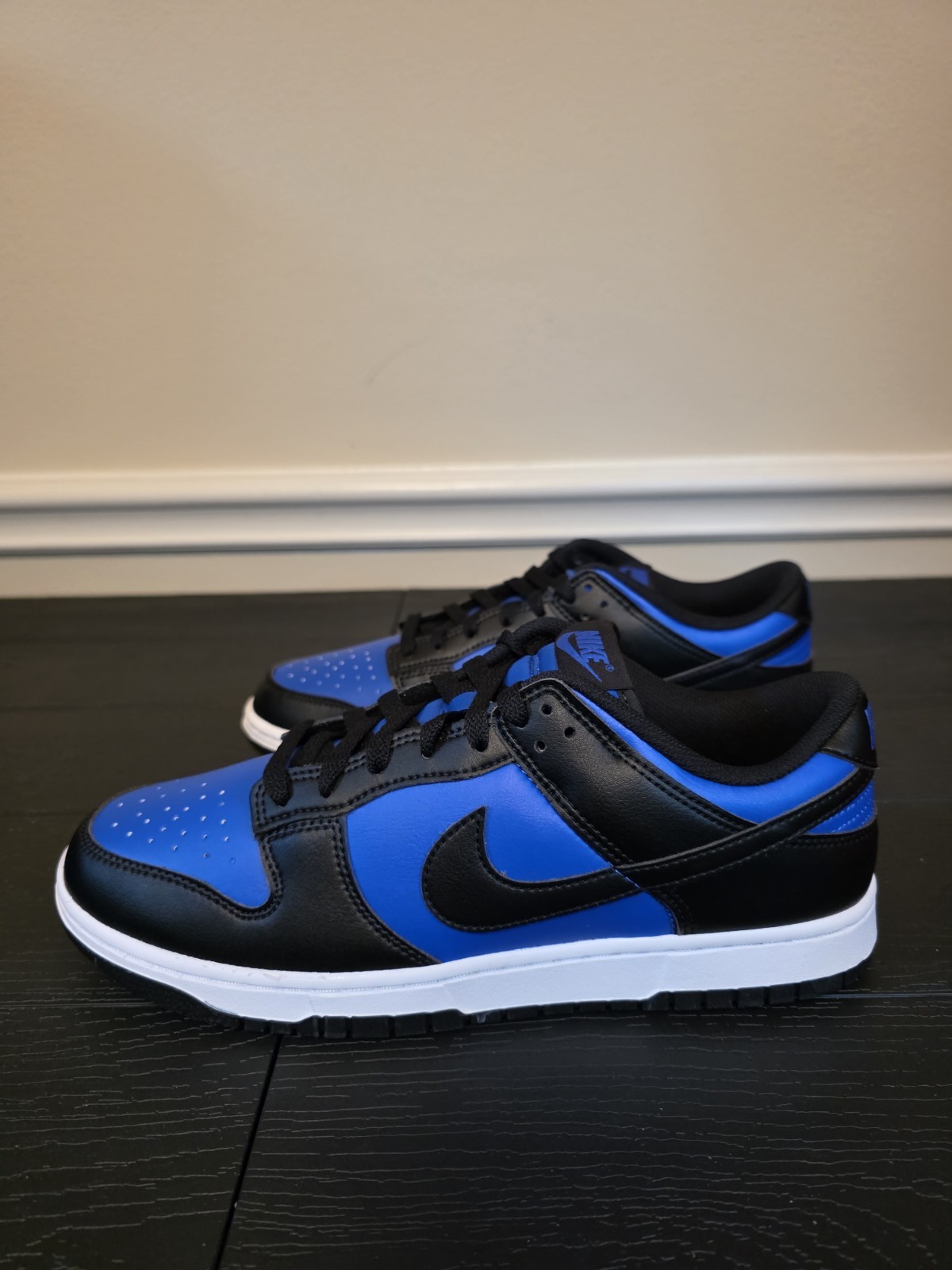 Nike Dunk Low Retro Hyper Royal/Black/White Men's Size 10/ HF5441-401 - Image 5