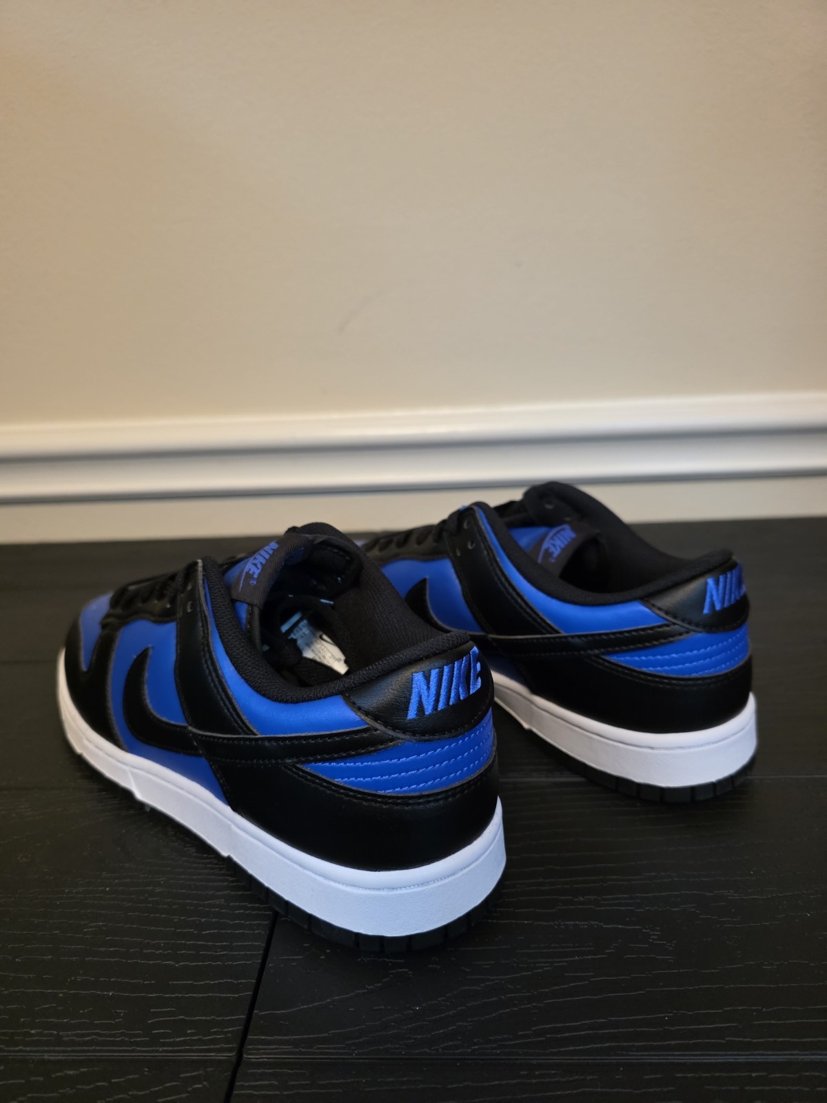 Nike Dunk Low Retro Hyper Royal/Black/White Men's Size 10/ HF5441-401 - Image 10