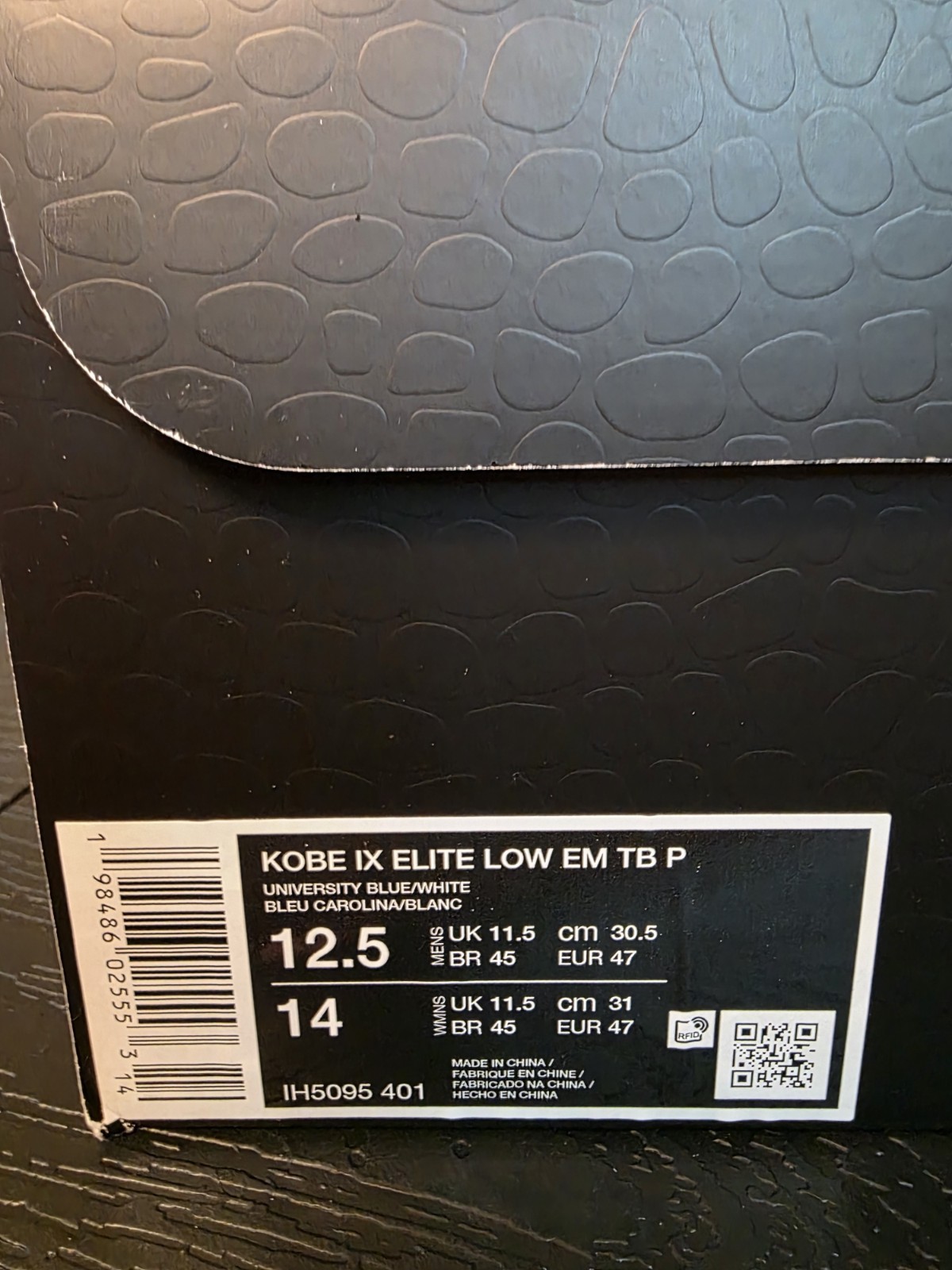 Nike Kobe IX Elite Low EM TB Blue/White/Black IH5095-401 Men's Size 12.5 - Image 13