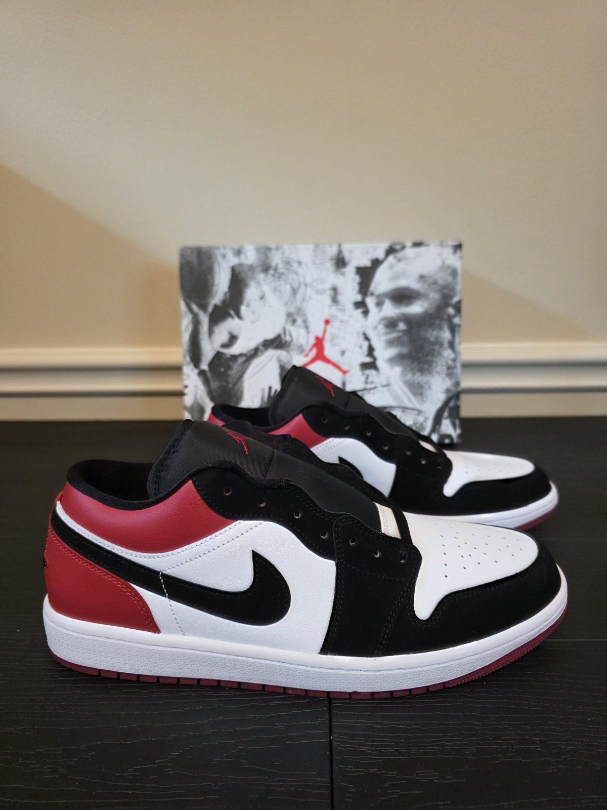 Jordan Air Jordan 1 Low SE "Black Toe" White/Black/Gym Red IB8971-106 2025 - Image 5