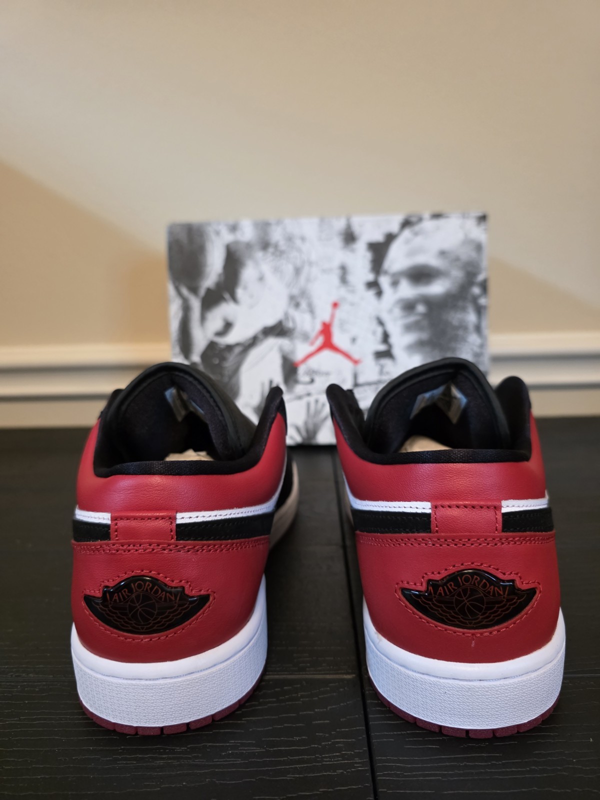 Jordan Air Jordan 1 Low SE "Black Toe" White/Black/Gym Red IB8971-106 2025 - Image 7