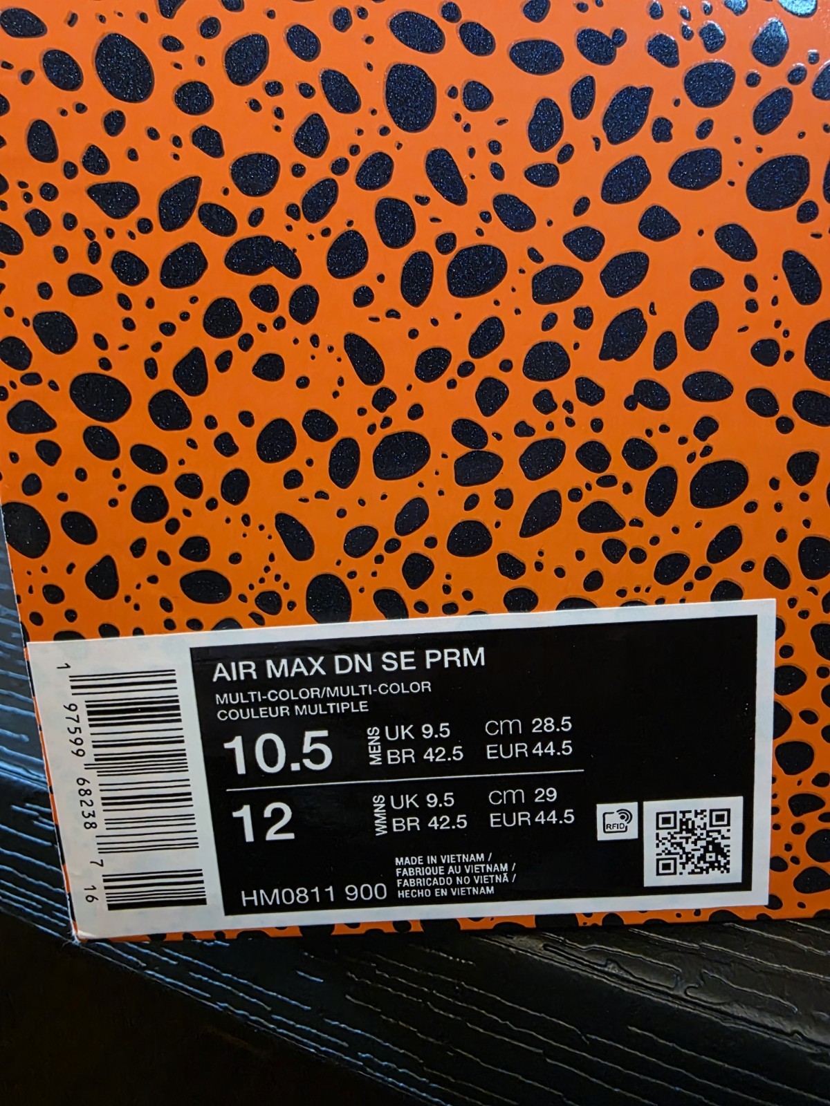 Nike Air Max DN SE Premium Electric Pack Black/Orange Spotted Men's Sneaker - Image 12