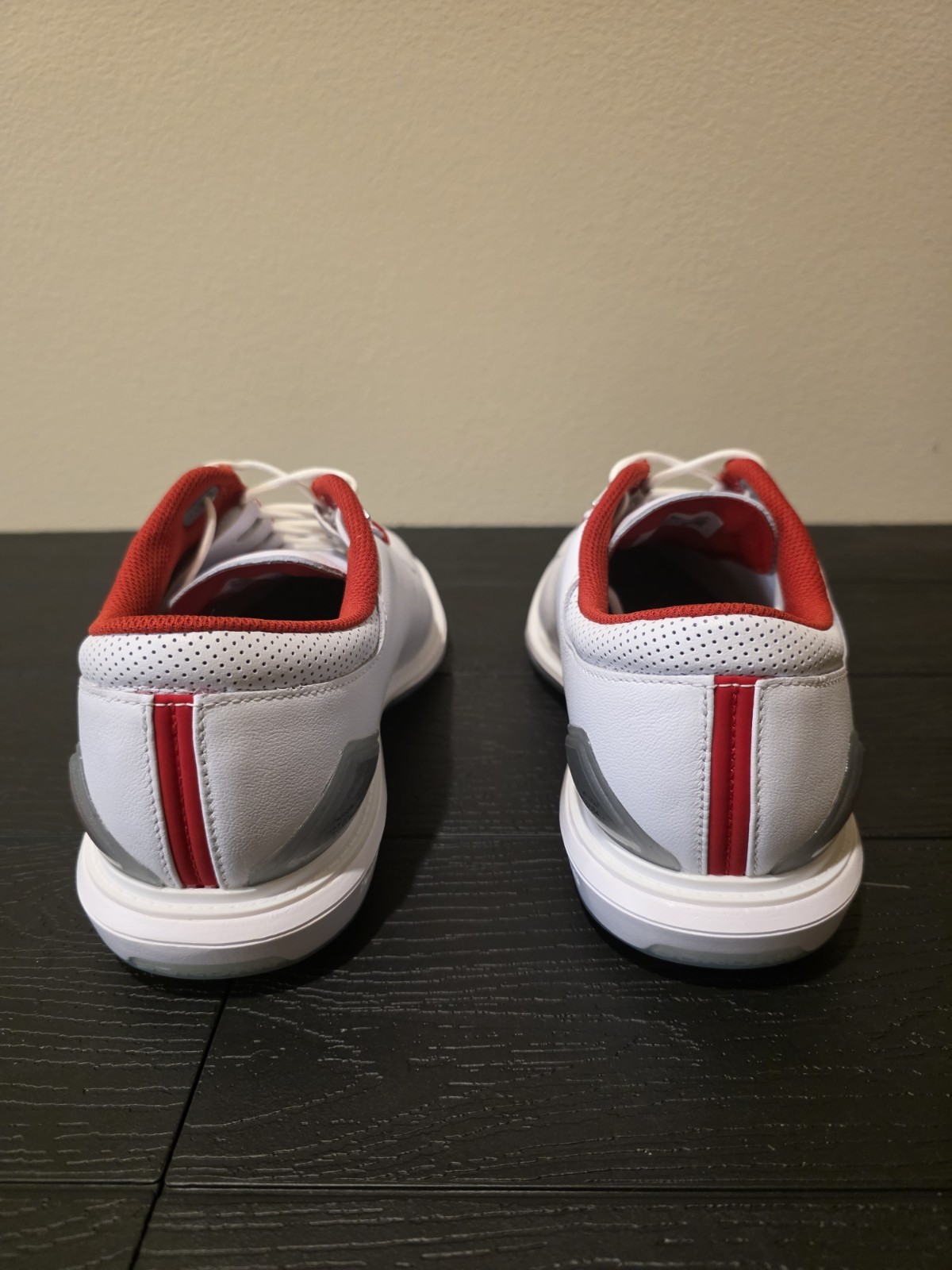 Nike Air Jordan ADG 5 Spikeless Golf Shoes Men Size 12 FQ7874-101 White / Red - Image 7