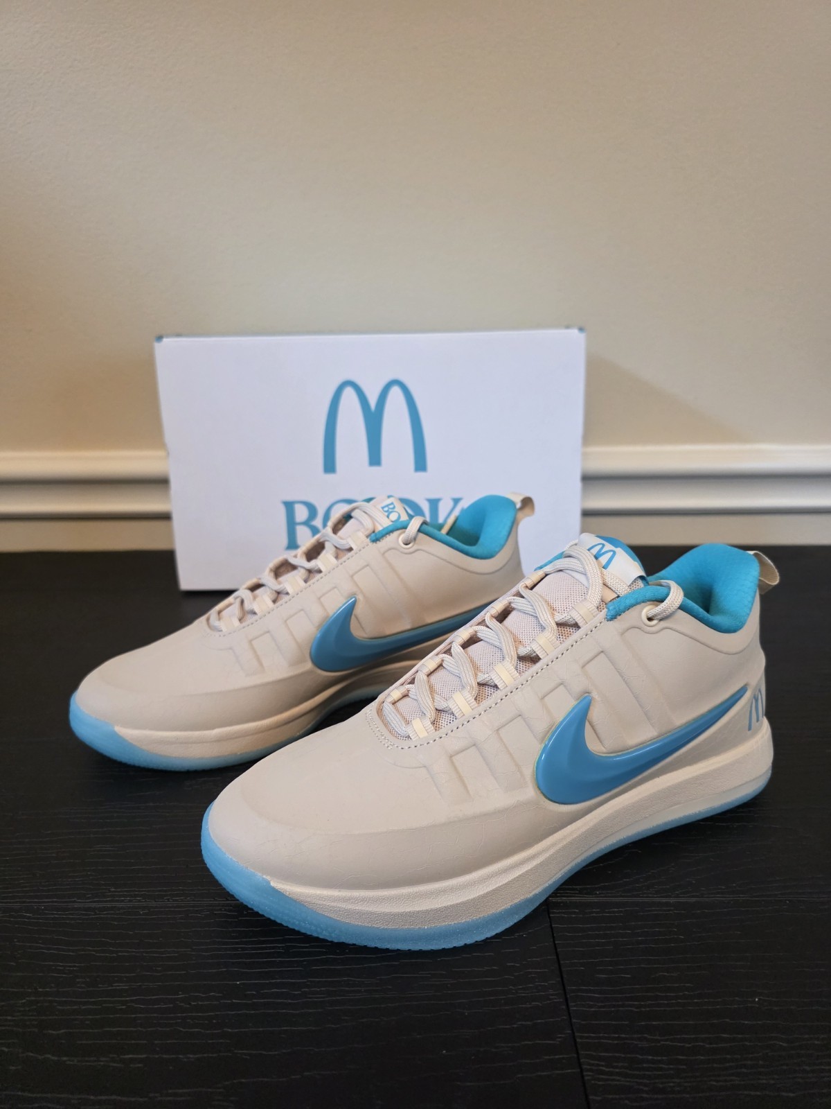 Nike Book 2 Sedona McDonald’s Low Top Basketball Shoes Beige/Blue IR6443-100 - Image 5
