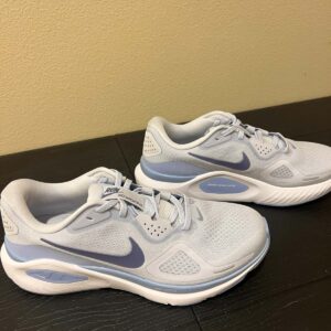 Nike Air Zoom Structure 26 Running Womens Size 9 Football Grey Indigo HJ1101-004
