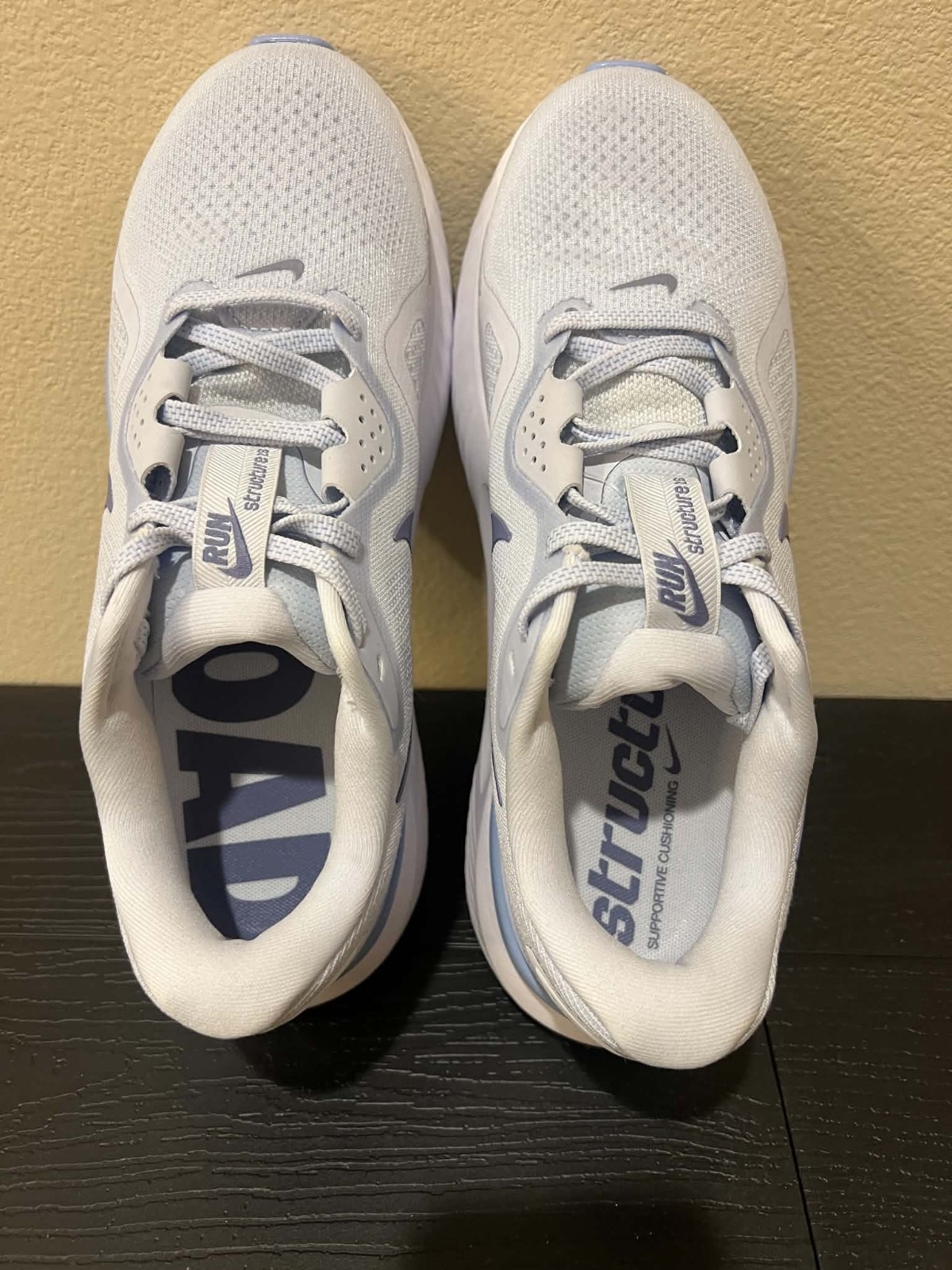 Nike Air Zoom Structure 26 Running Womens Size 9 Football Grey Indigo HJ1101-004 - Image 7