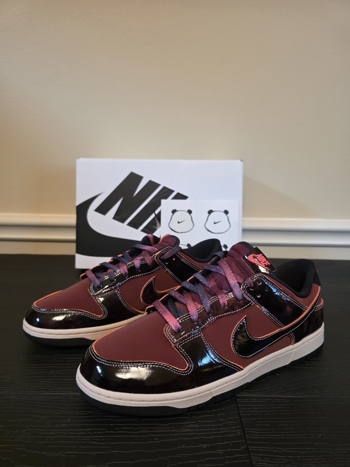 Nike Dunk Low Retro SE Panda-Monium Pack Team Red/Black HQ1965-600 Men's - Image 6