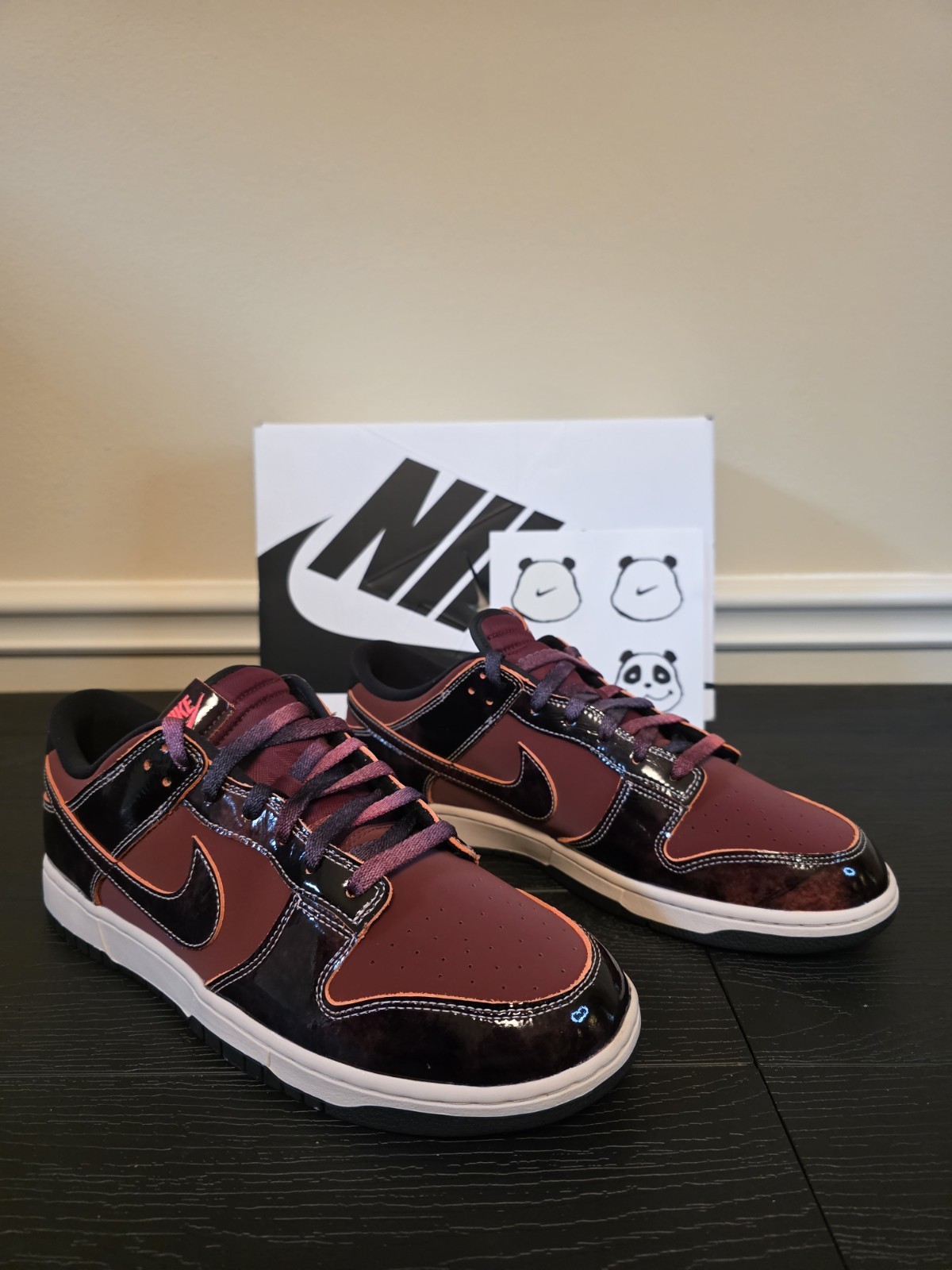 Nike Dunk Low Retro SE Panda-Monium Pack Team Red/Black HQ1965-600 Men's - Image 7